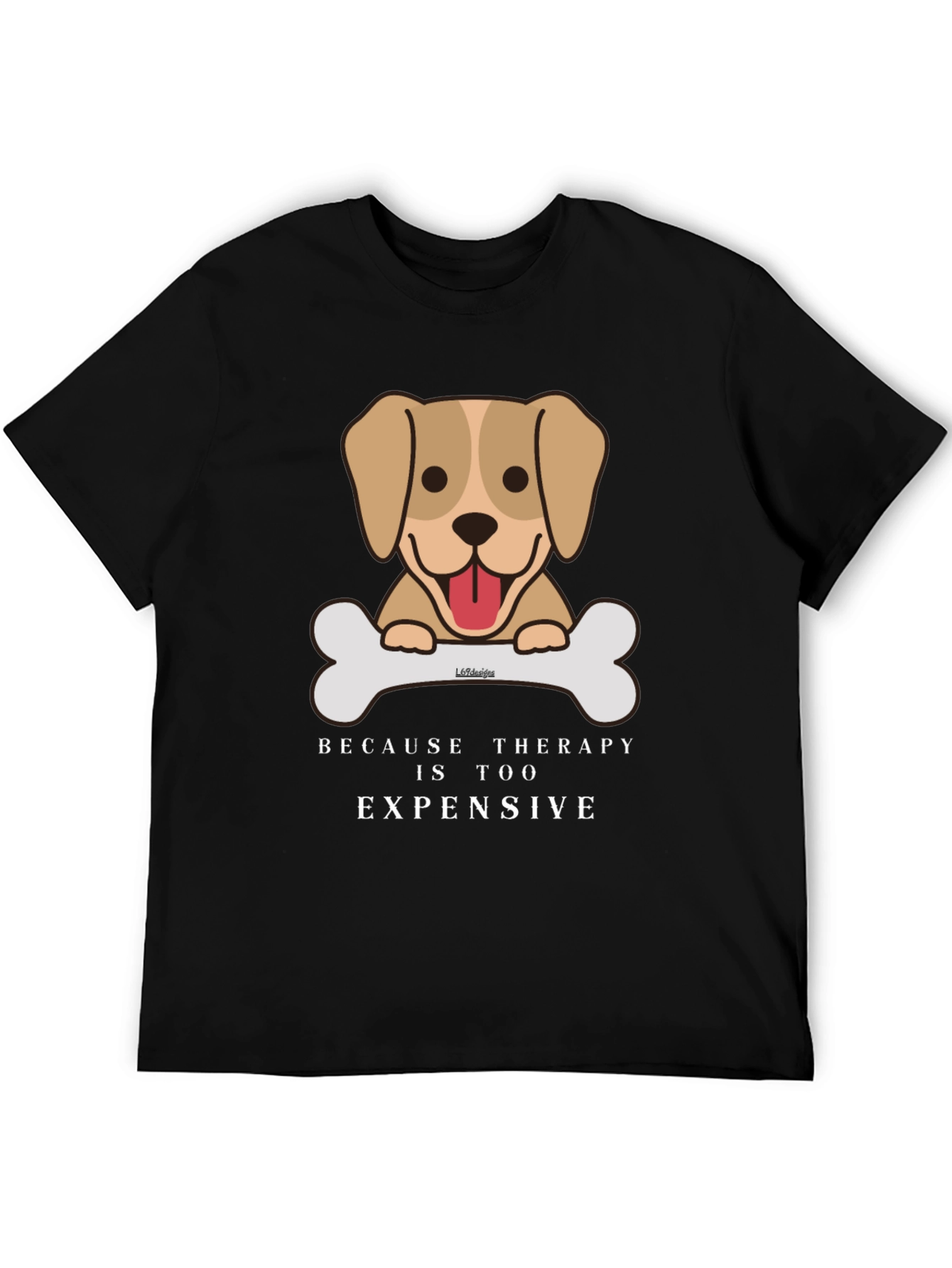 Dog Therapy Humor Tee