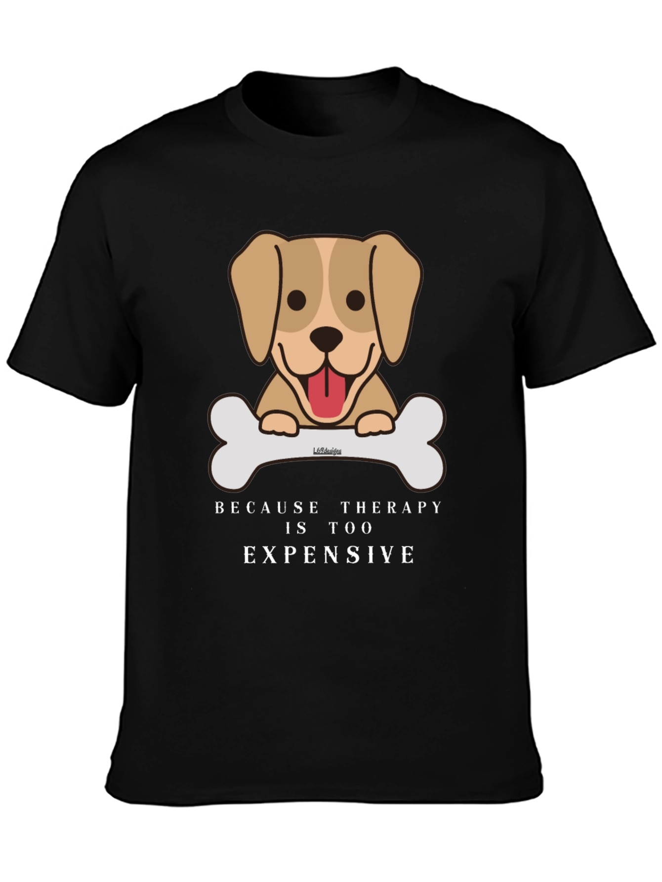 Dog Therapy Humor Tee