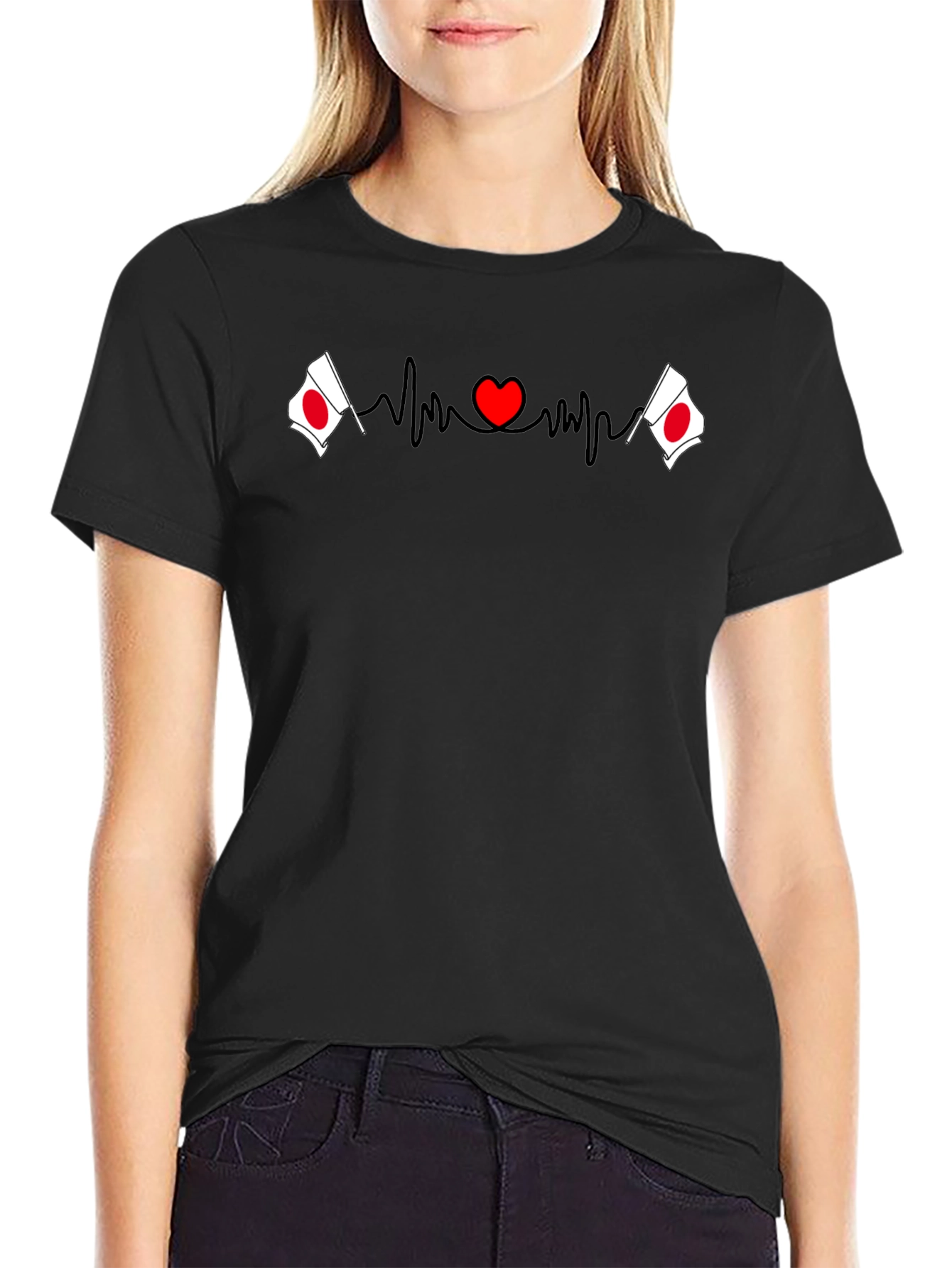 Japan Love Heartbeat T-Shirt