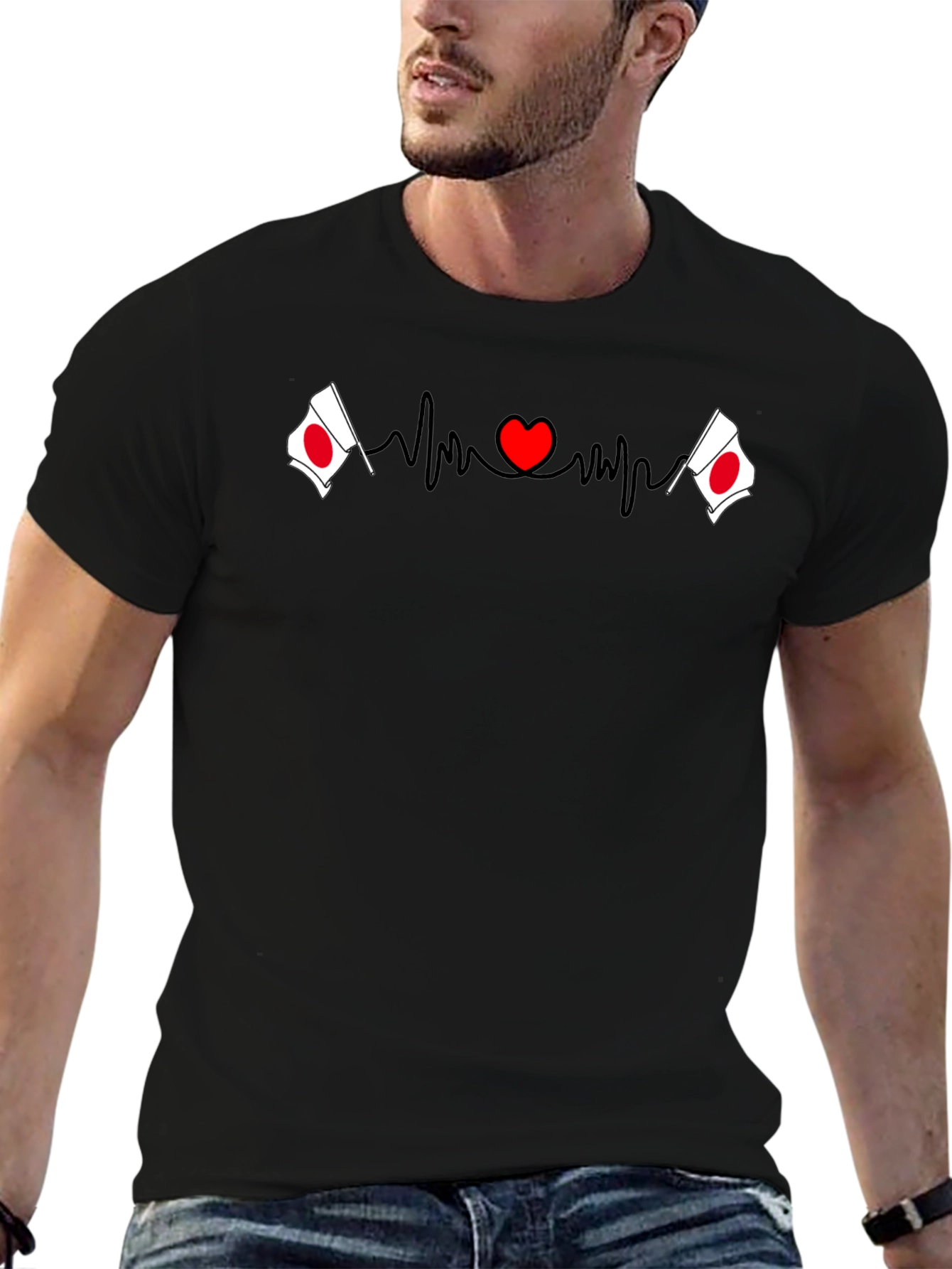 Japan Love Heartbeat T-Shirt