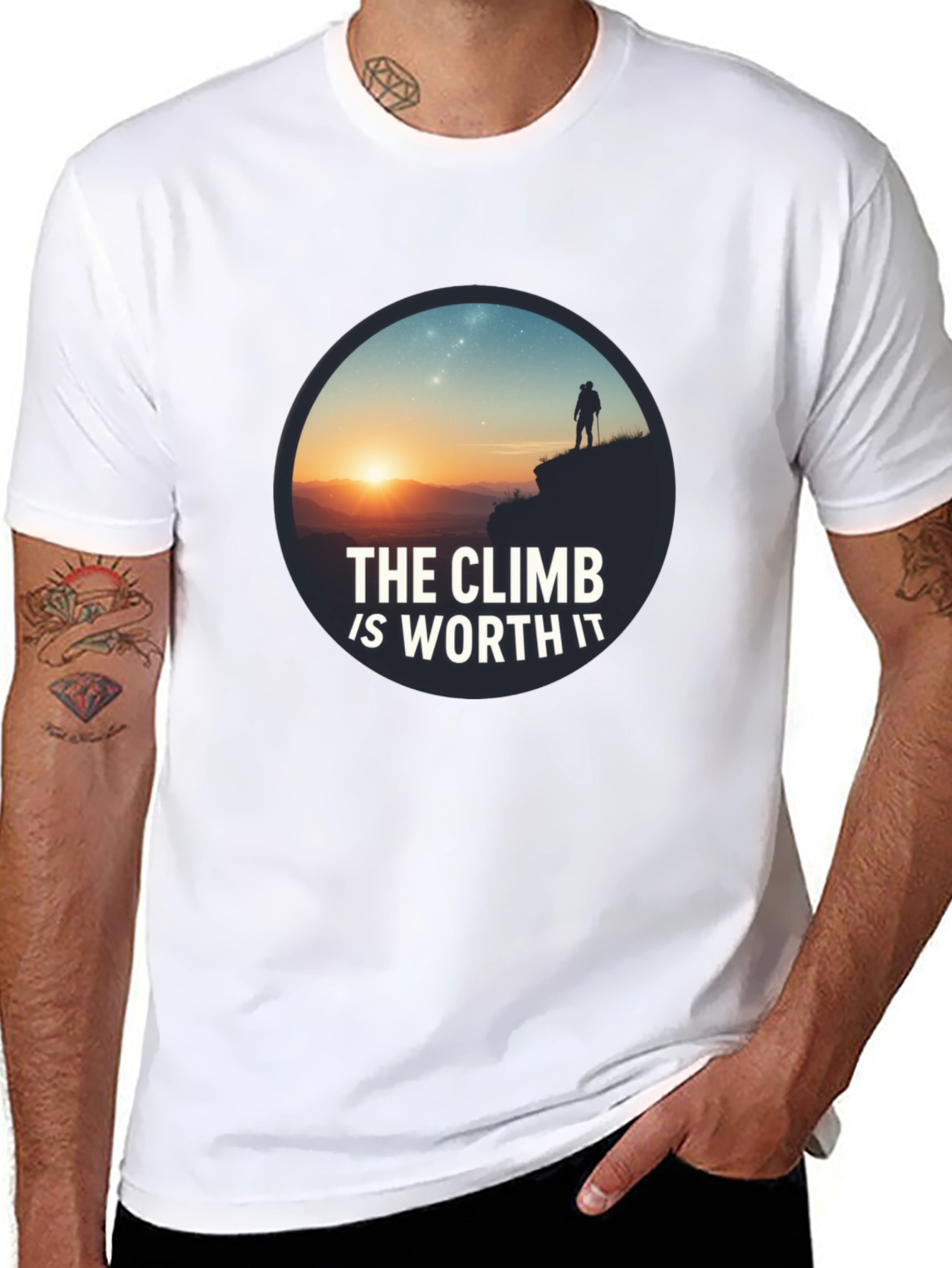 The Climb Is Worth It Graphic T-Shirt