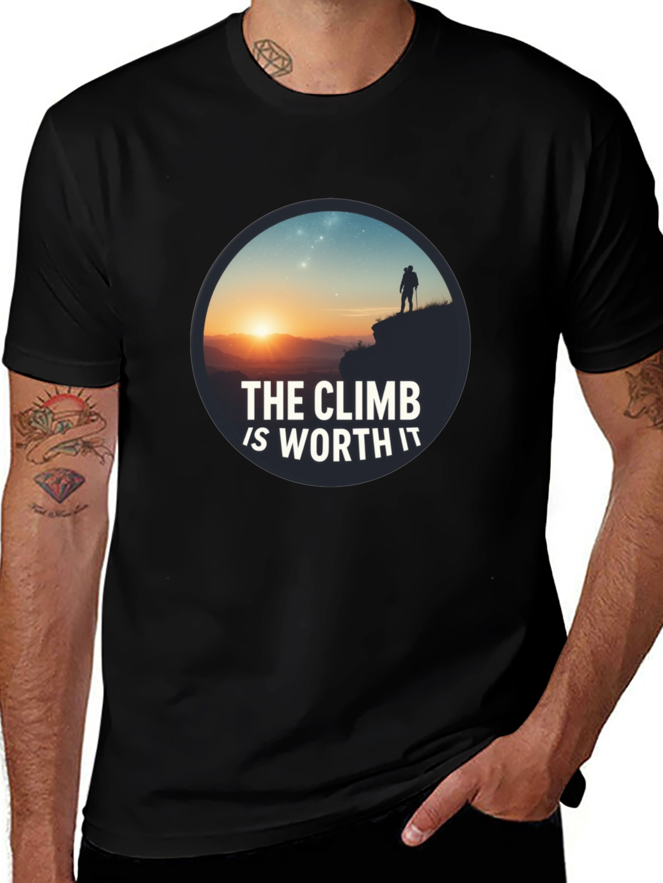 The Climb Is Worth It Graphic T-Shirt