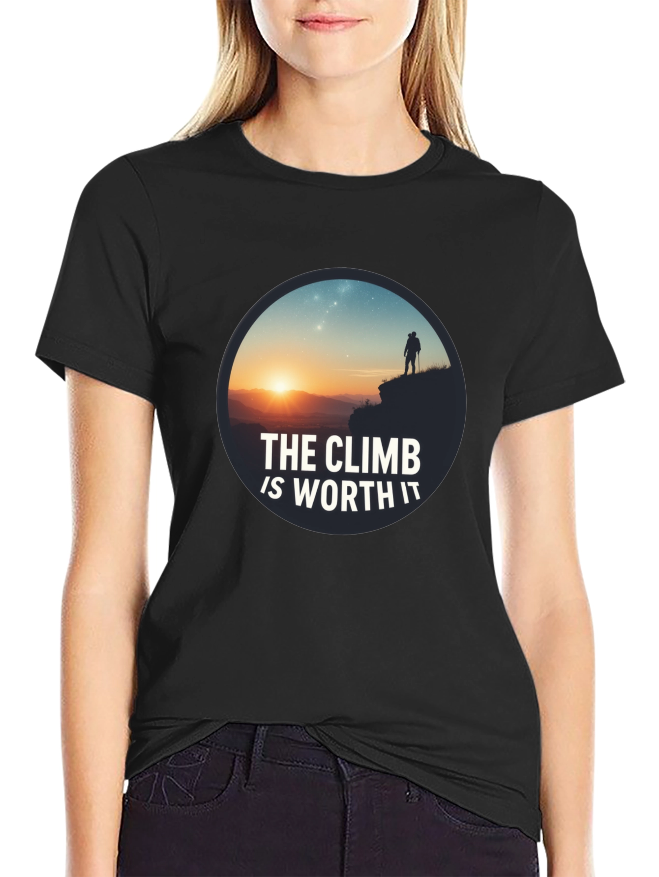 The Climb Is Worth It Graphic T-Shirt