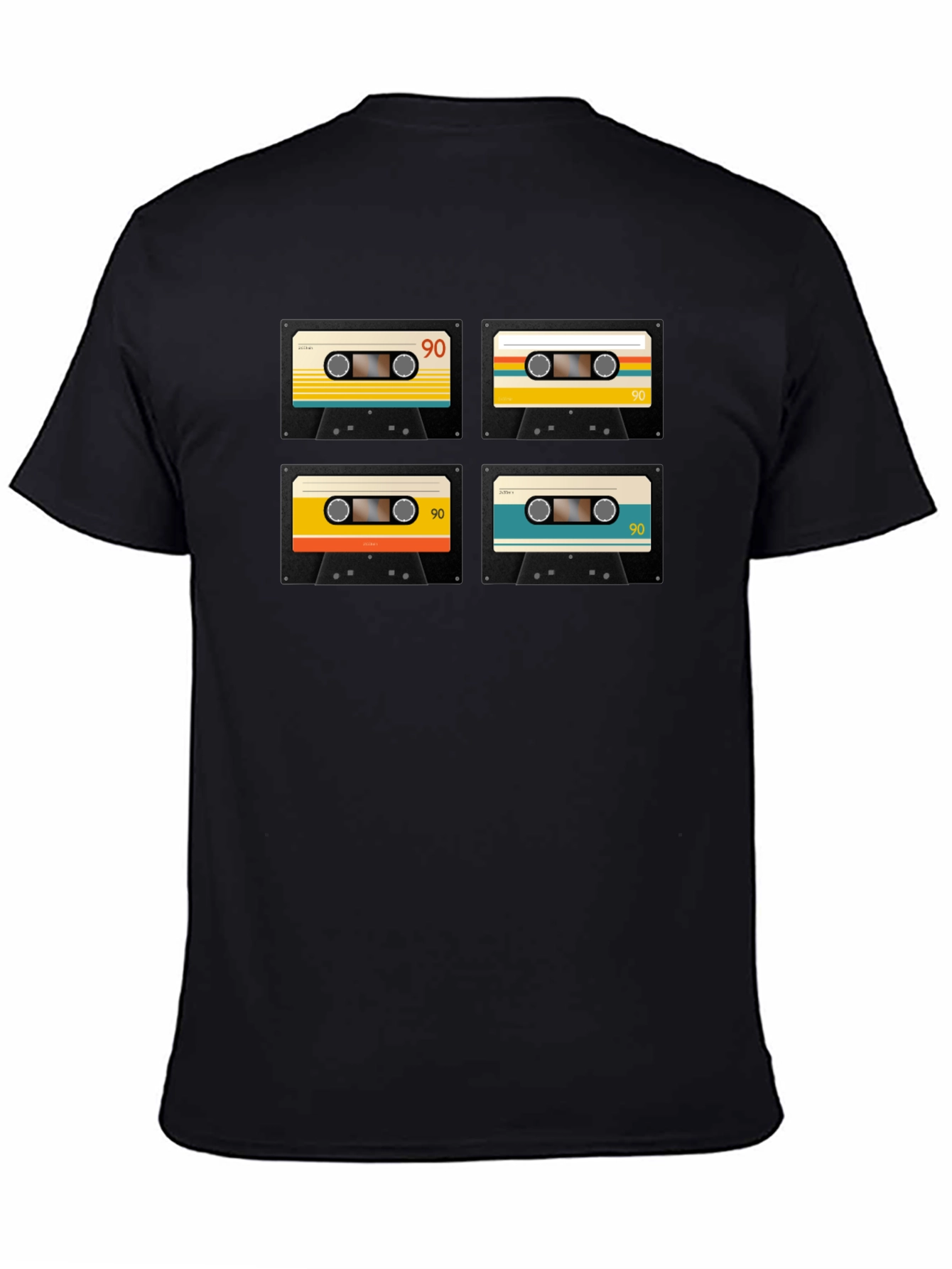 Retro Cassette Tape Graphic T-Shirt - 90s Nostalgia