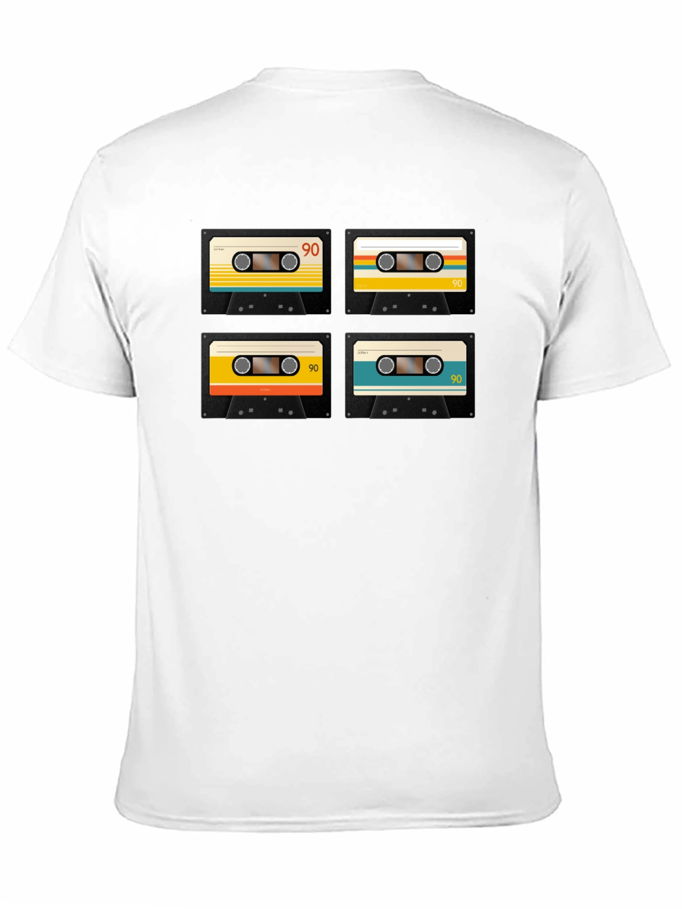 Retro Cassette Tape Graphic T-Shirt - 90s Nostalgia
