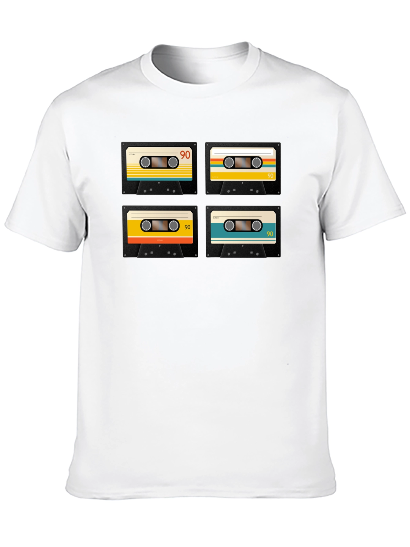 Retro Cassette Tape Graphic T-Shirt - 90s Nostalgia