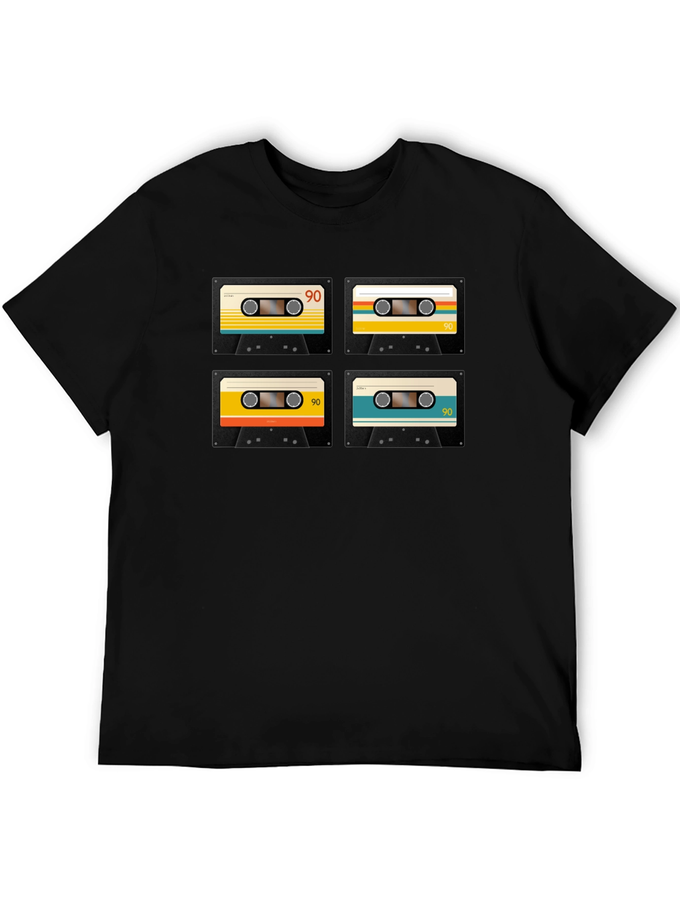Retro Cassette Tape Graphic T-Shirt - 90s Nostalgia