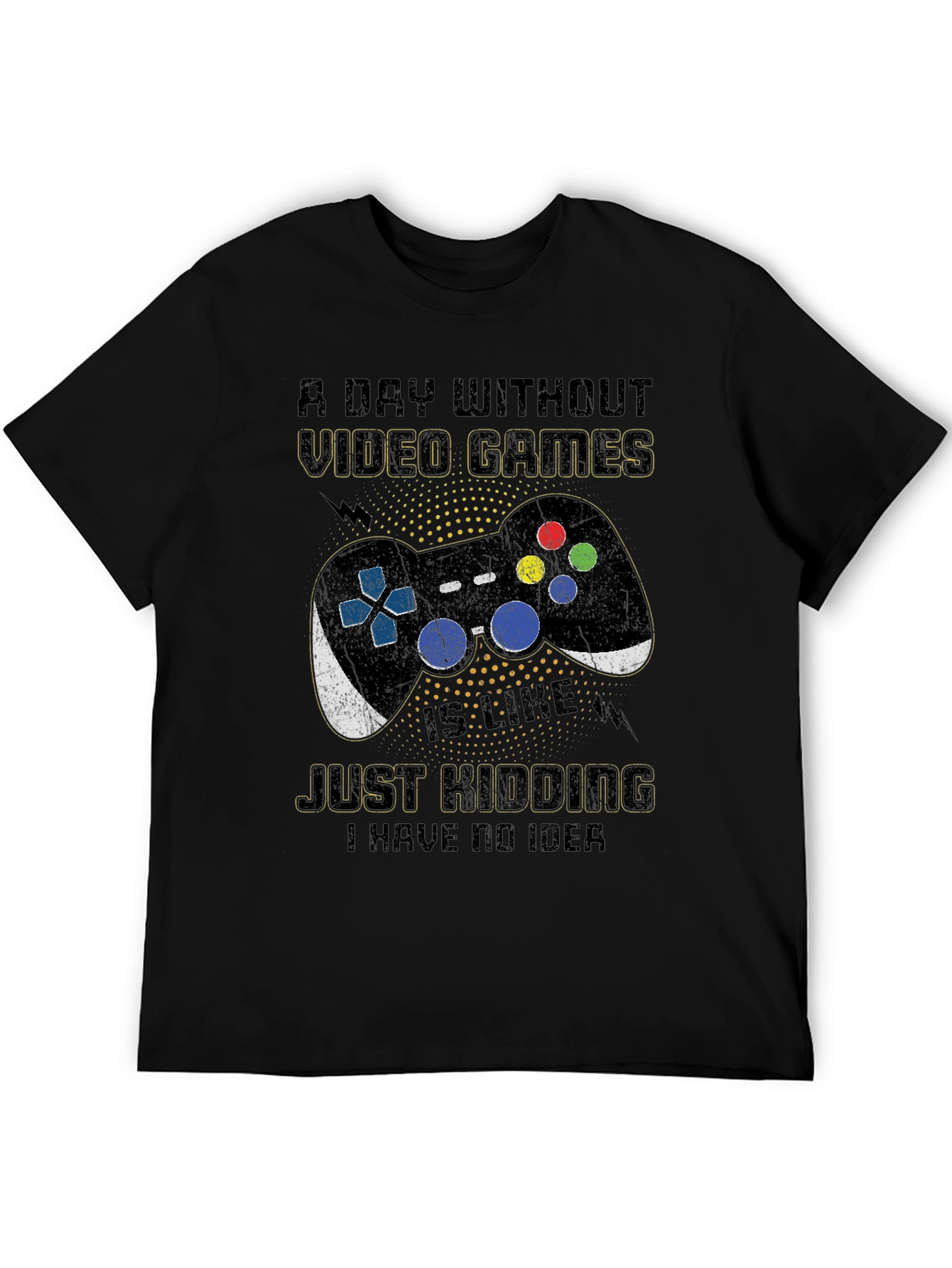 Funny Video Game T-Shirt - A Day Without Games