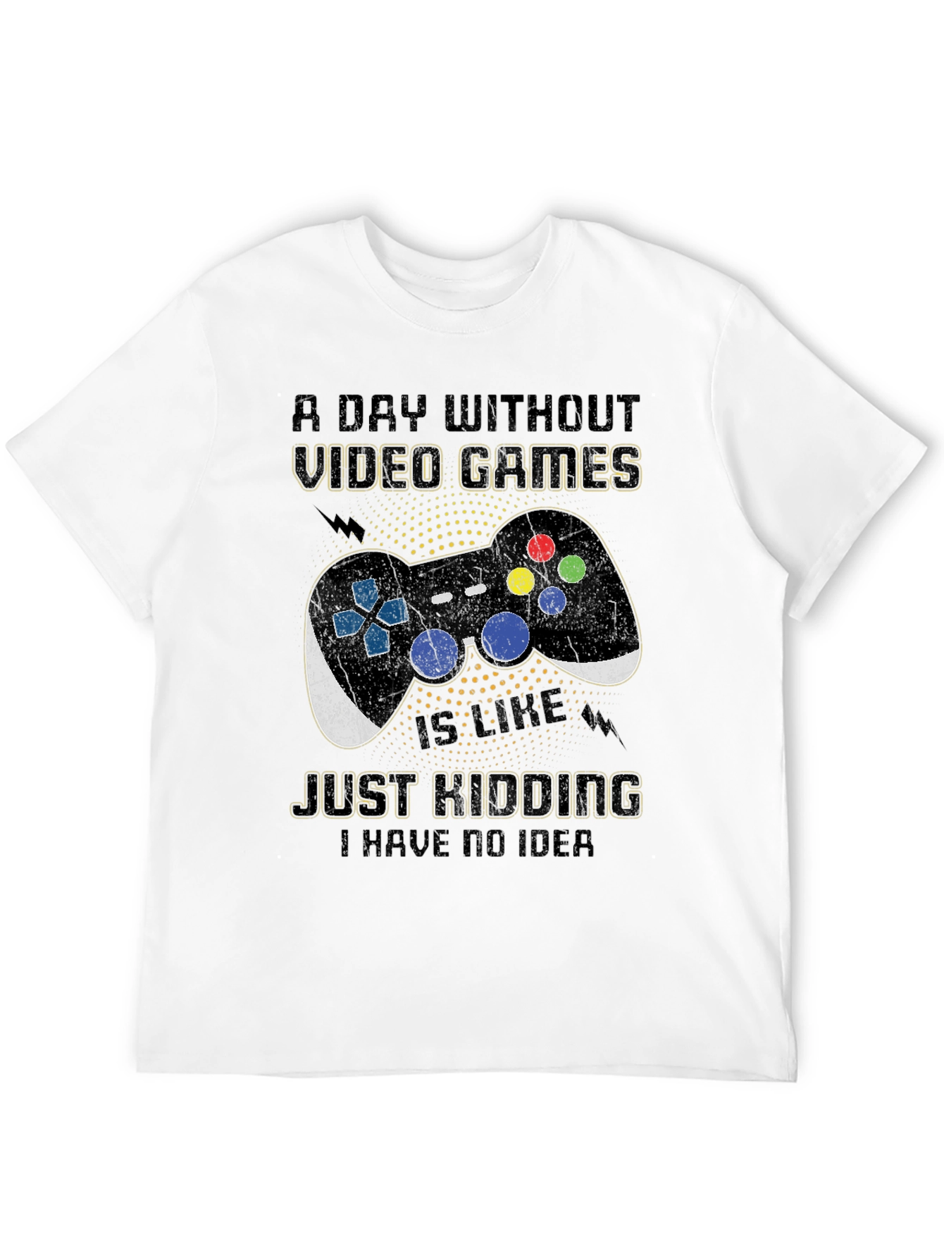 Funny Video Game T-Shirt - A Day Without Games