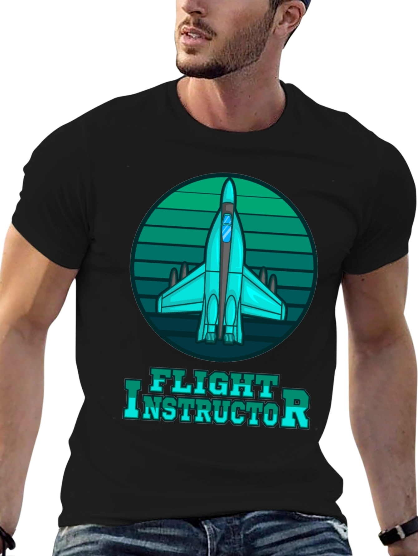 Flight Instructor Tee - Airplane Graphic