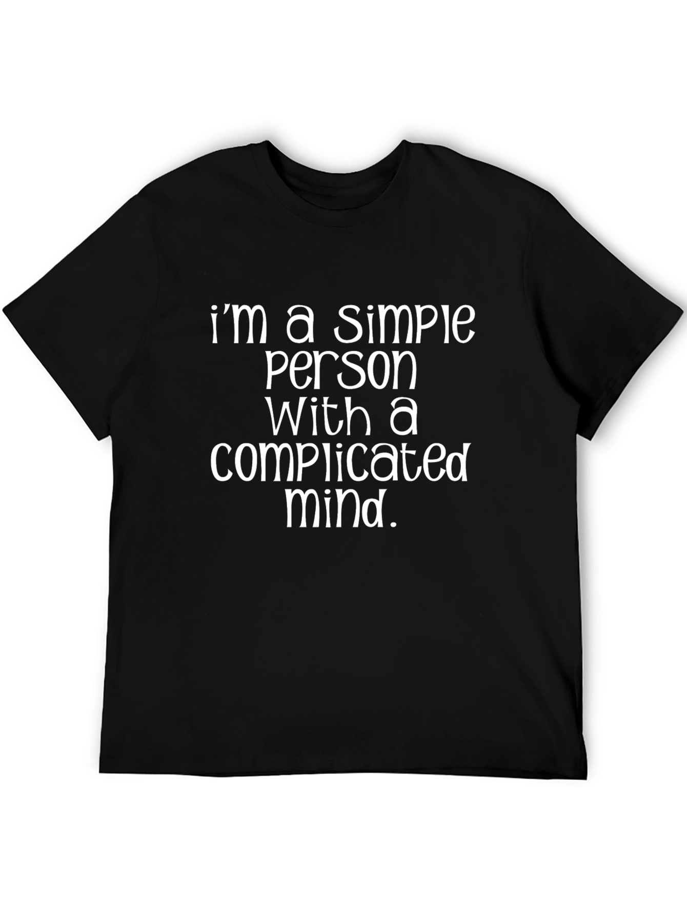 Simple Person Complicated Mind Graphic Tee