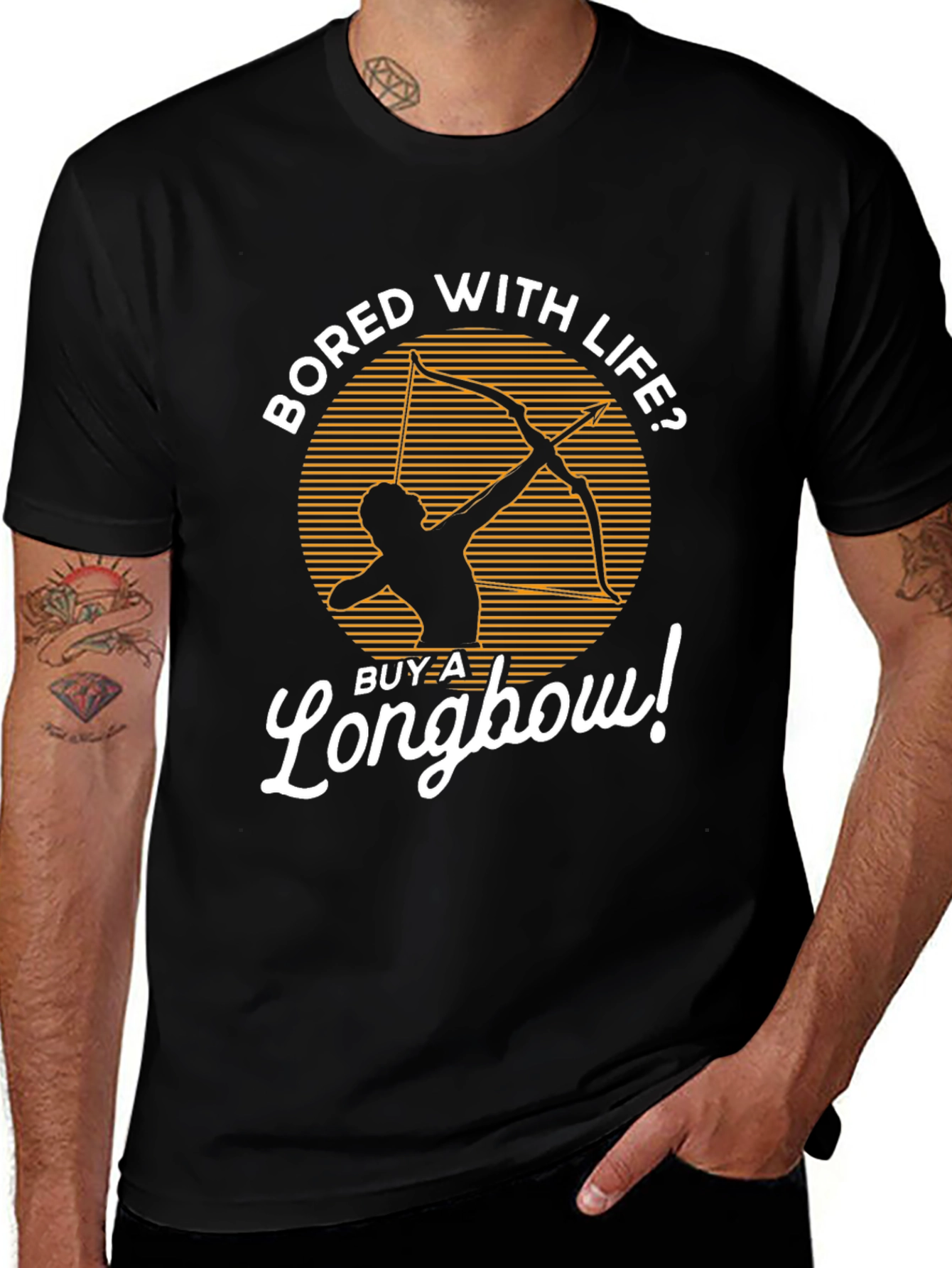 Bored With Life? Buy a Longbow! Graphic Tee