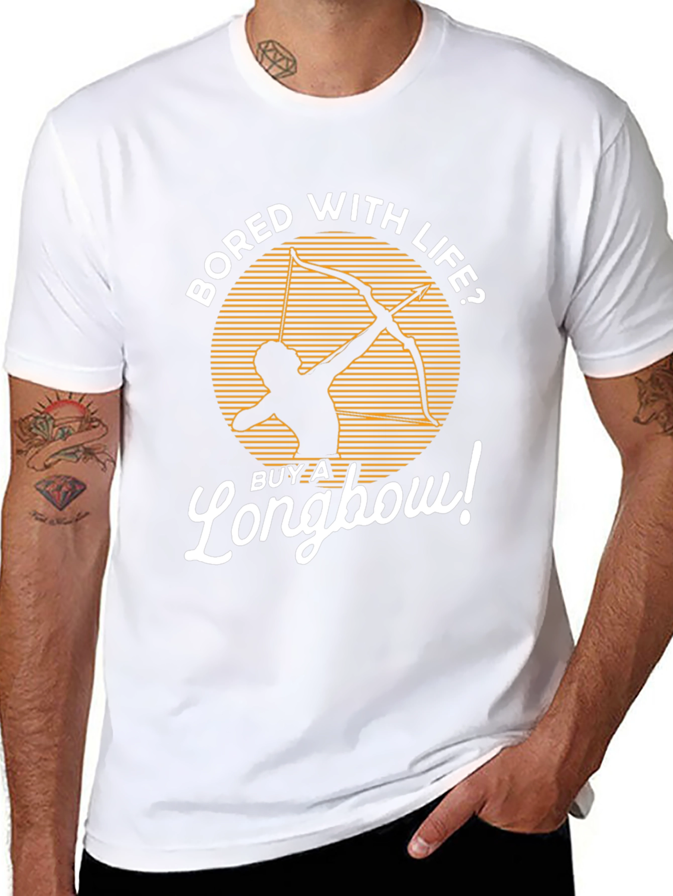 Bored With Life? Buy a Longbow! Graphic Tee