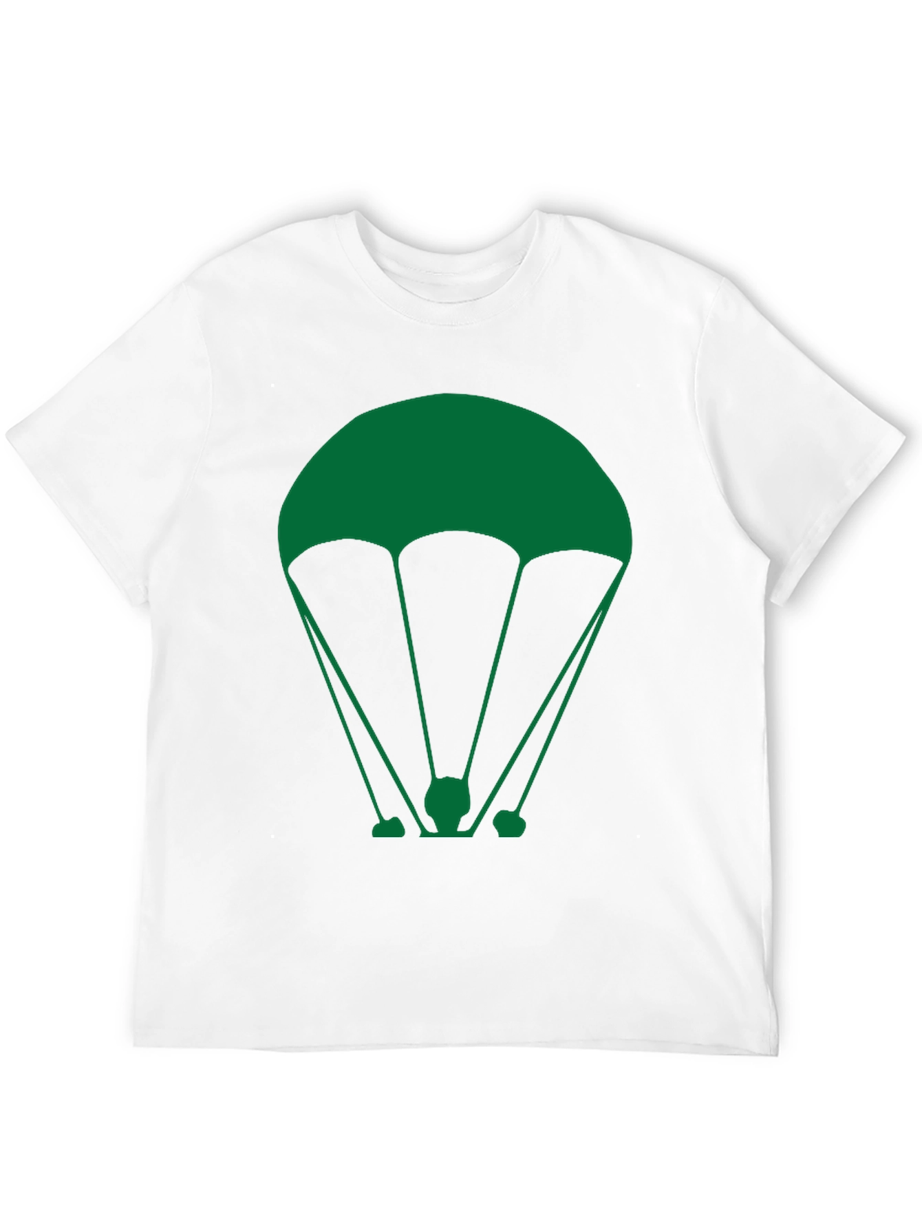 Parachute Graphic T-Shirt - Black Cotton Tee