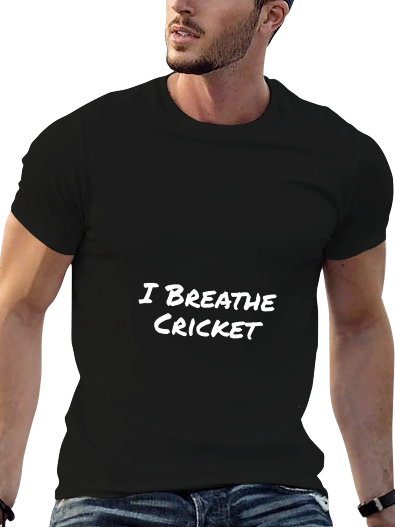 I Breathe Cricket Graphic Tee