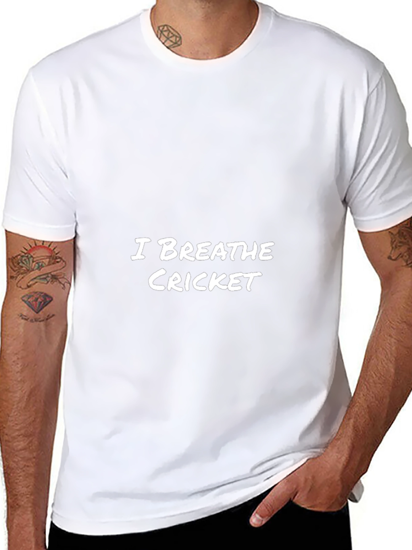 I Breathe Cricket Graphic Tee
