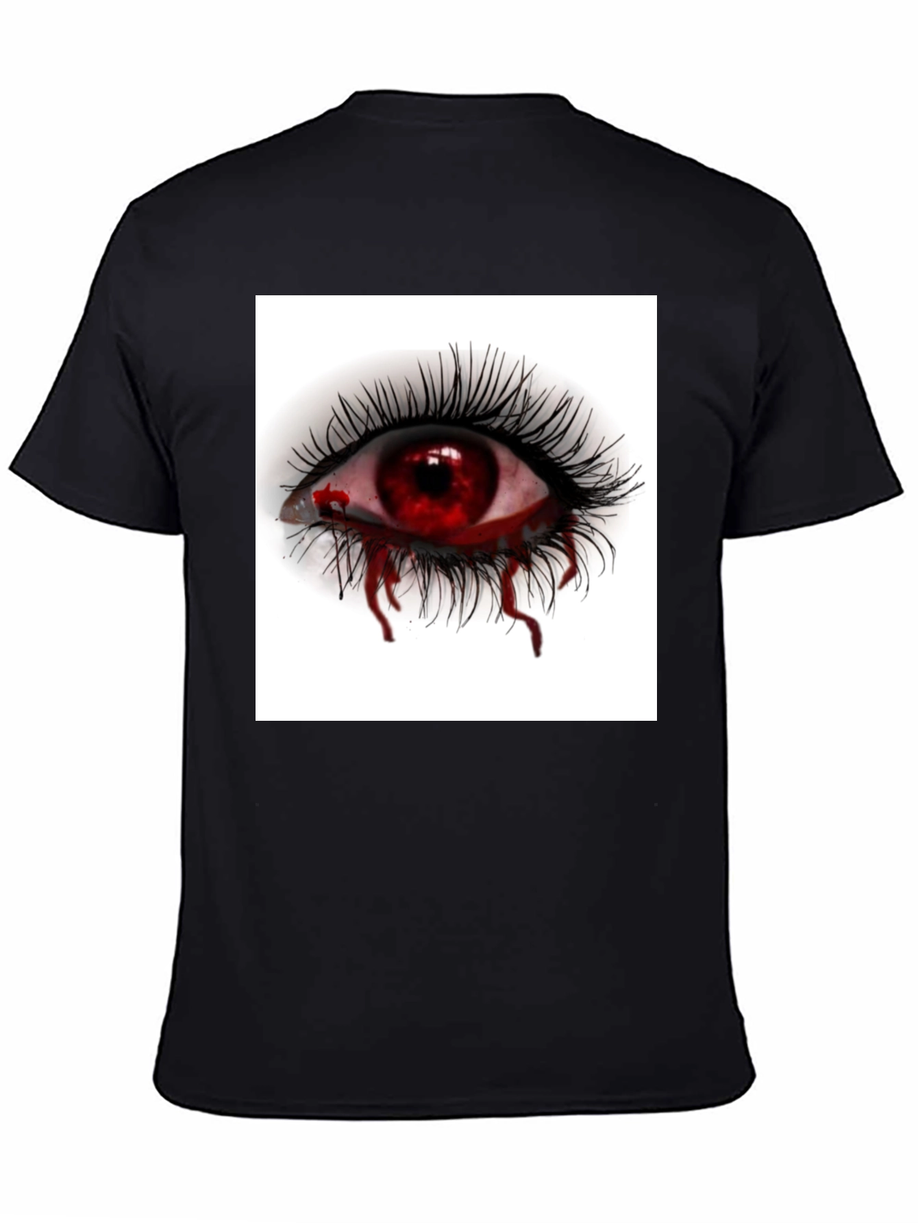 Bleeding Eye Graphic Tee - Edgy Style