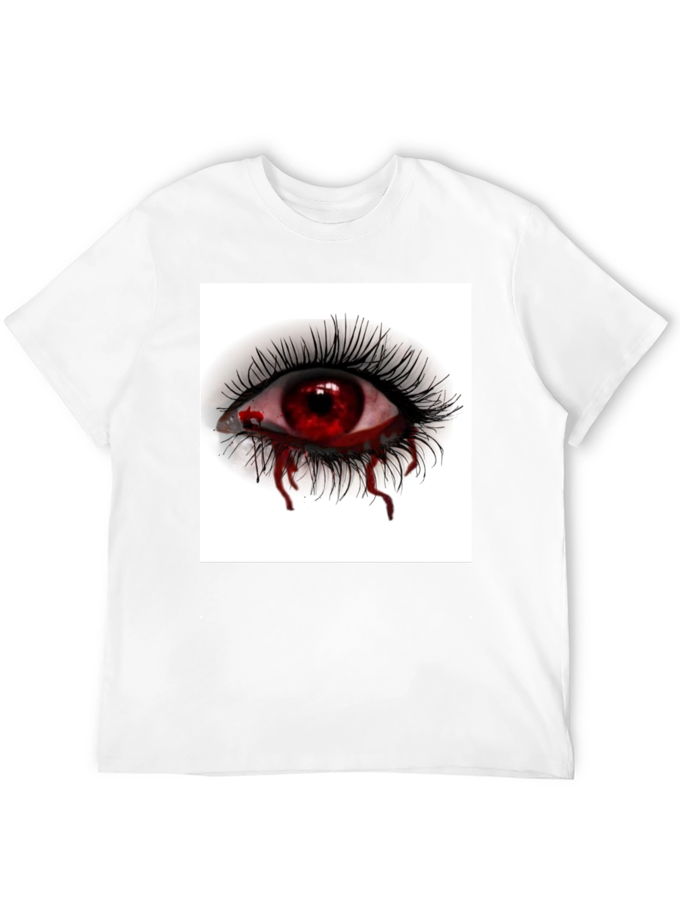 Bleeding Eye Graphic Tee - Edgy Style