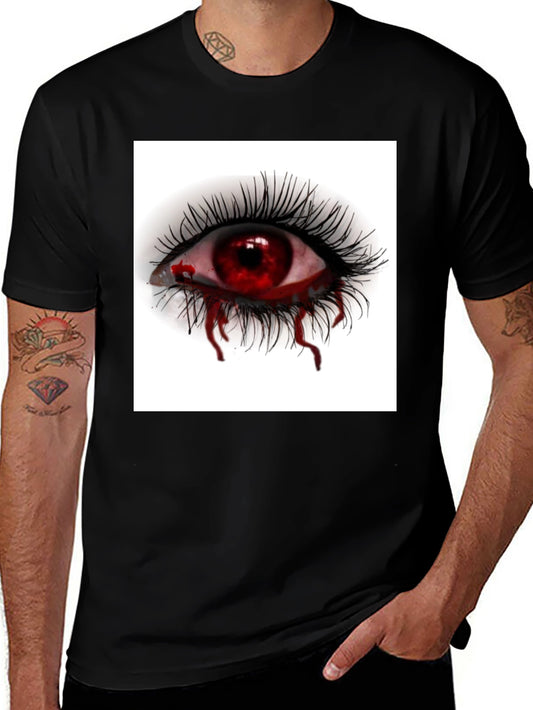 Bleeding Eye Graphic Tee - Edgy Style