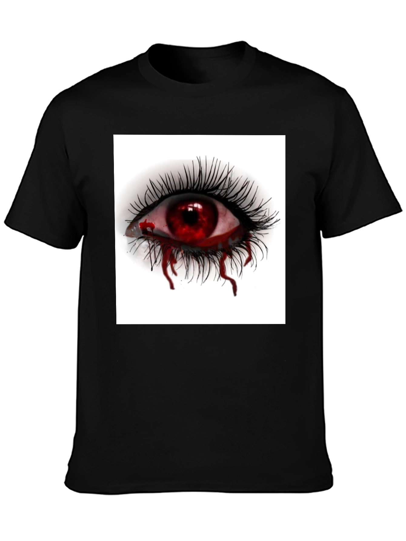 Bleeding Eye Graphic Tee - Edgy Style