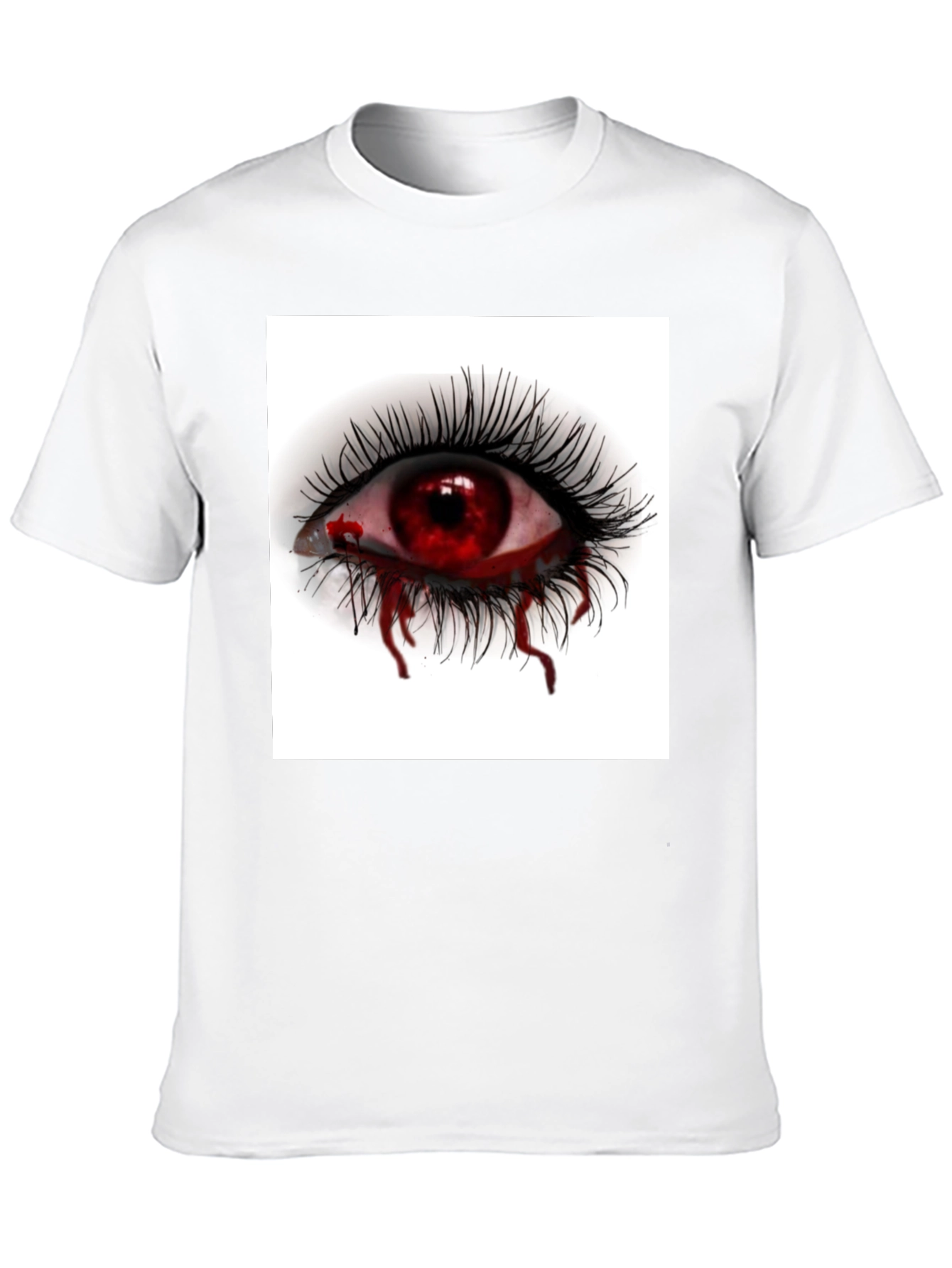 Bleeding Eye Graphic Tee - Edgy Style