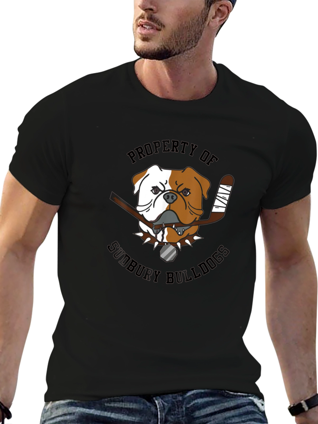 Sudbury Bulldogs Graphic T-Shirt Hockey Fan Apparel