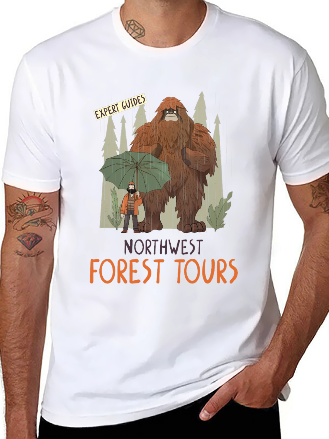 Northwest Forest Tours Bigfoot T-Shirt