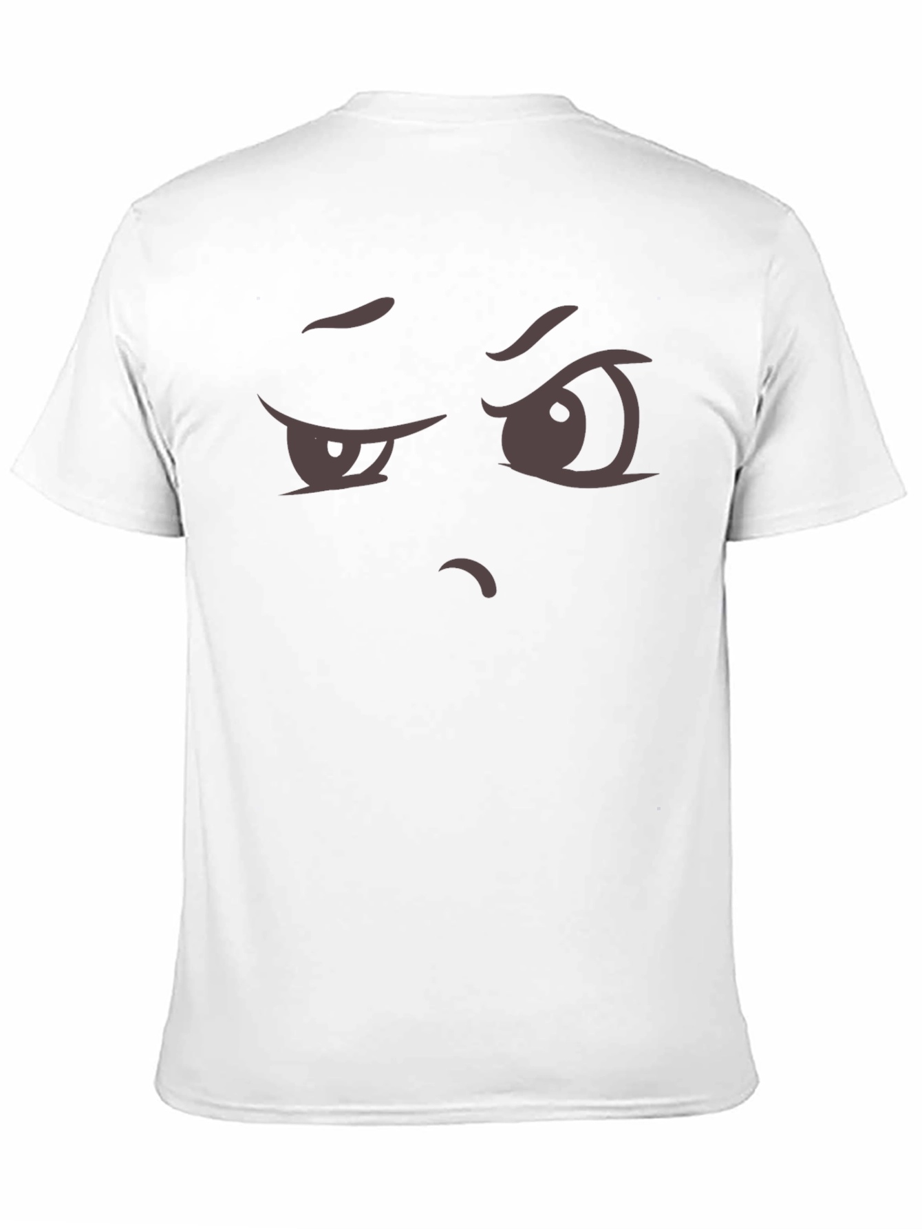 Skeptical Stare Graphic Tee - Funny Expression T-Shirt