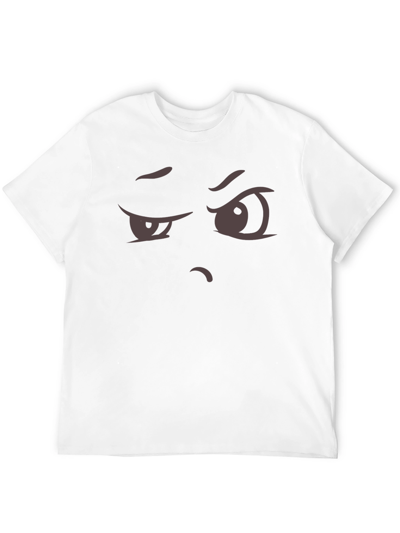 Skeptical Stare Graphic Tee - Funny Expression T-Shirt