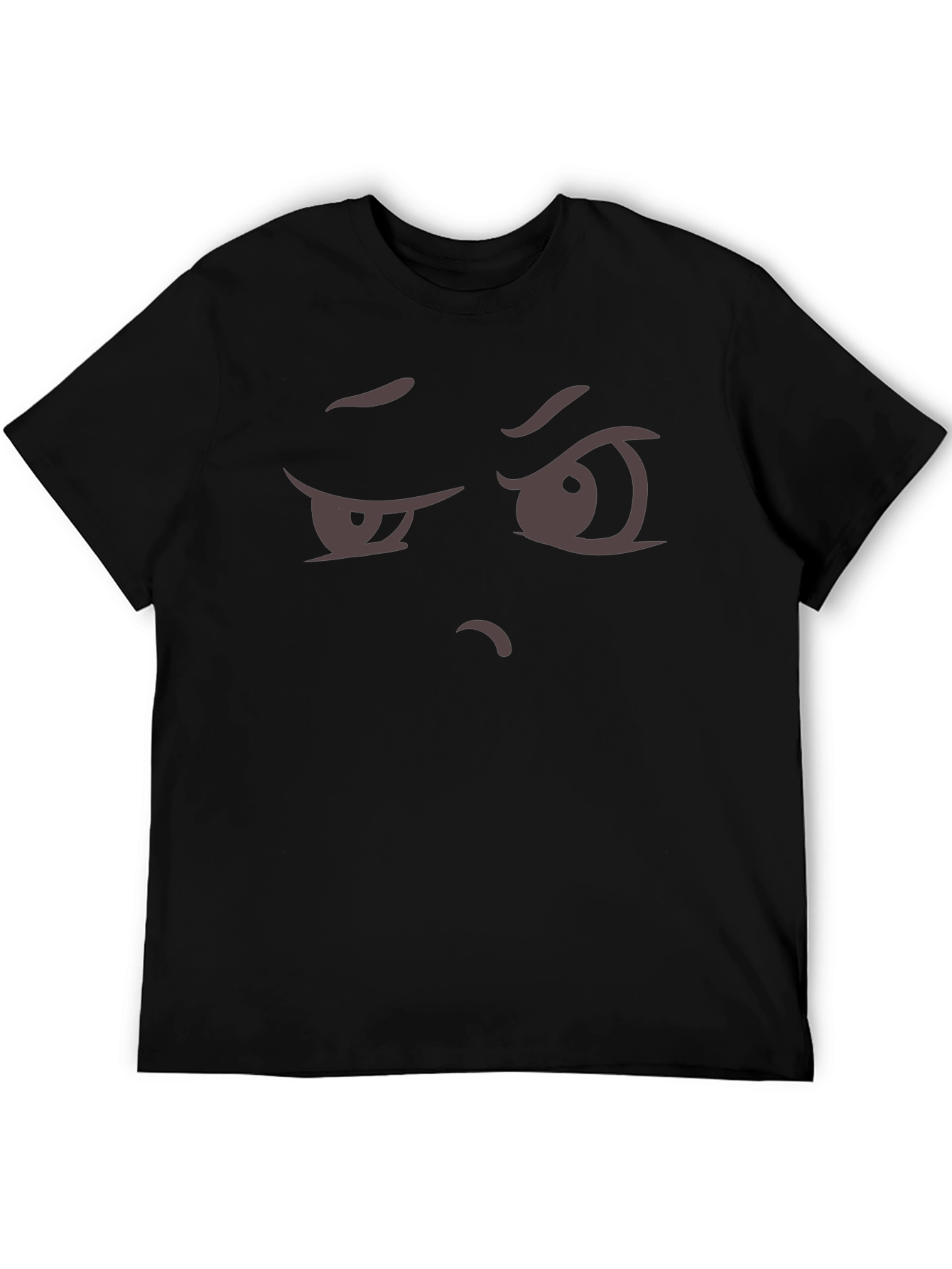 Skeptical Stare Graphic Tee - Funny Expression T-Shirt