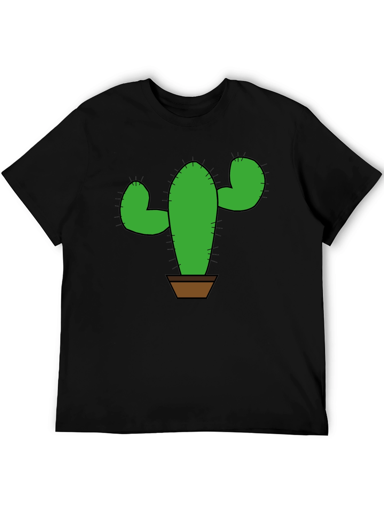 Cactus Graphic T-Shirt - Trendy Plant Lover Tee