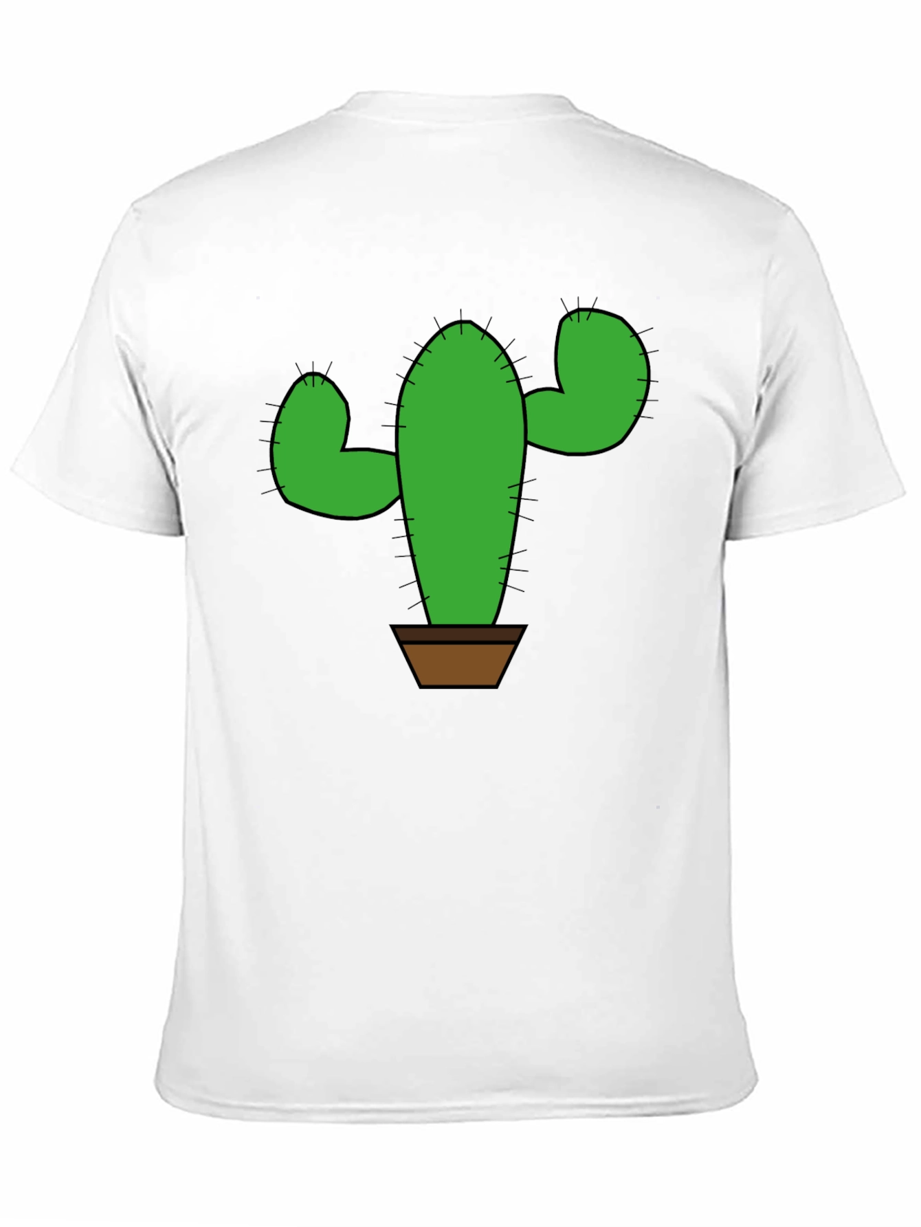 Cactus Graphic T-Shirt - Trendy Plant Lover Tee