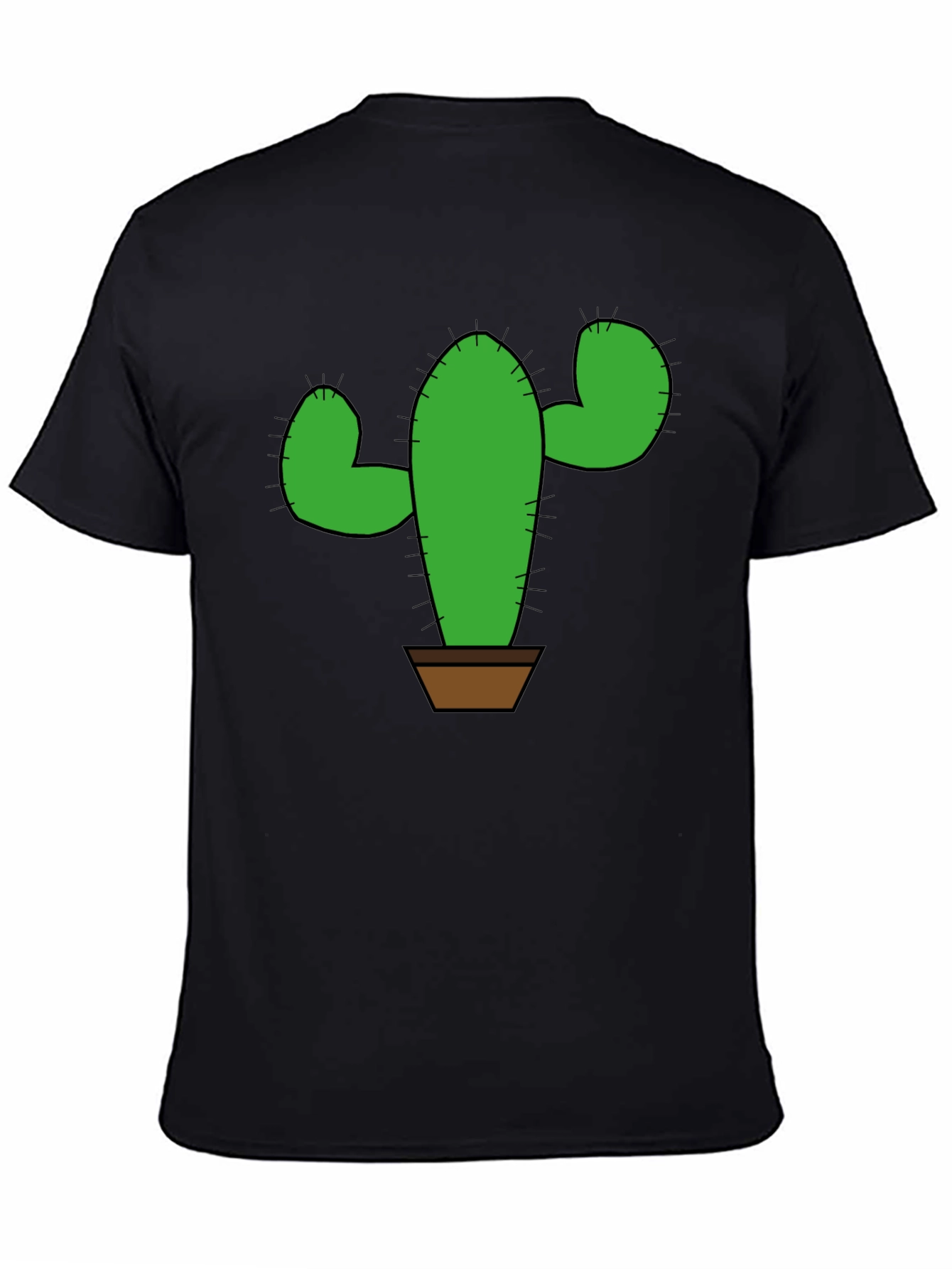 Cactus Graphic T-Shirt - Trendy Plant Lover Tee