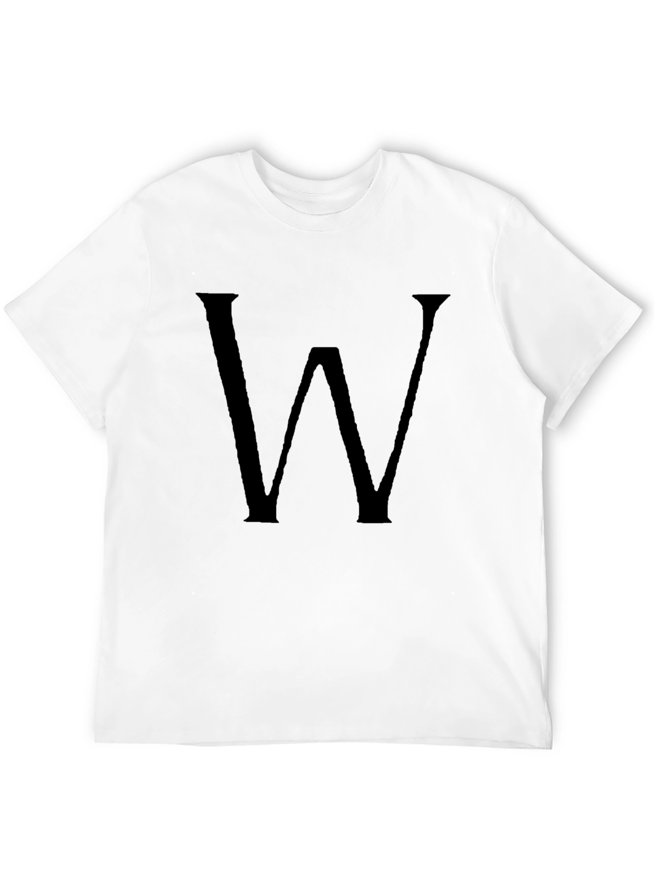 Statement W Black Tee