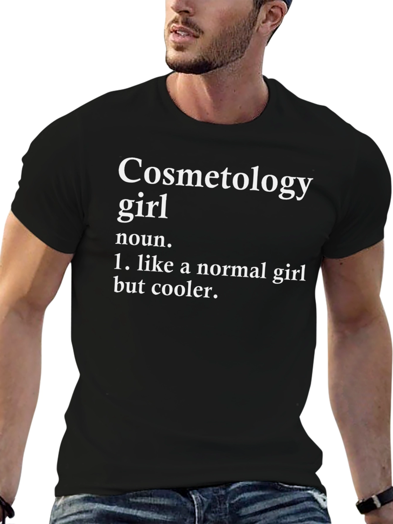 Cosmetology Girl Novelty Graphic T-Shirt