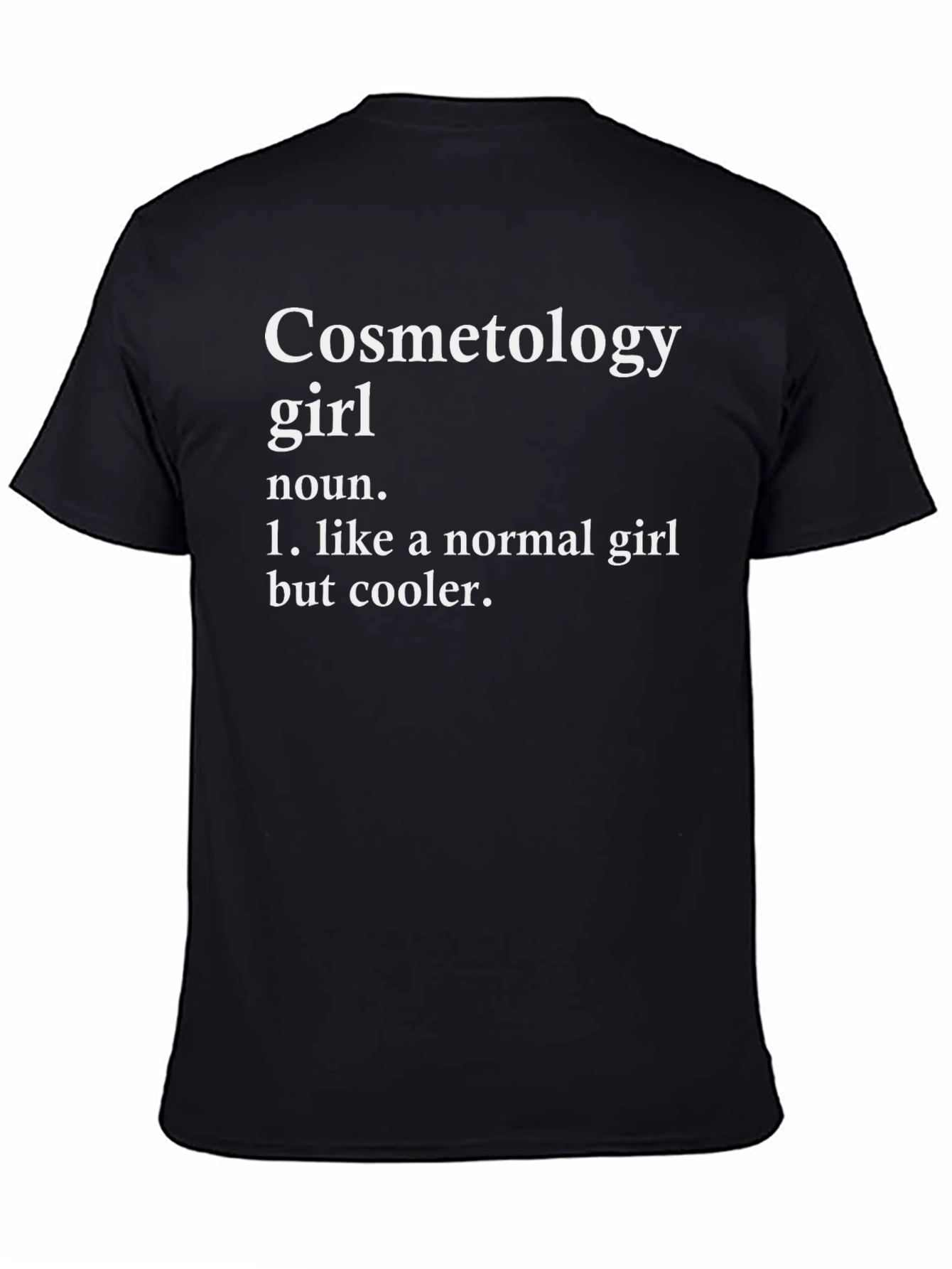 Cosmetology Girl Novelty Graphic T-Shirt
