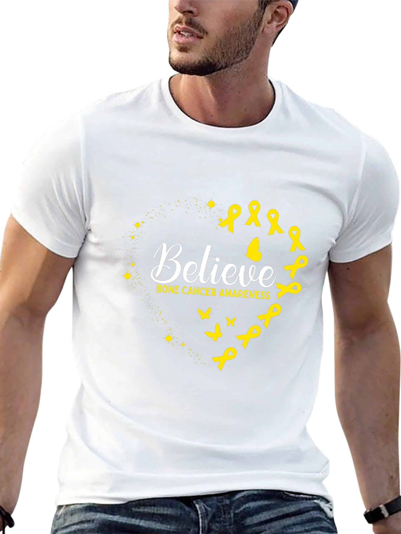 Believe Bone Cancer Awareness T-Shirt