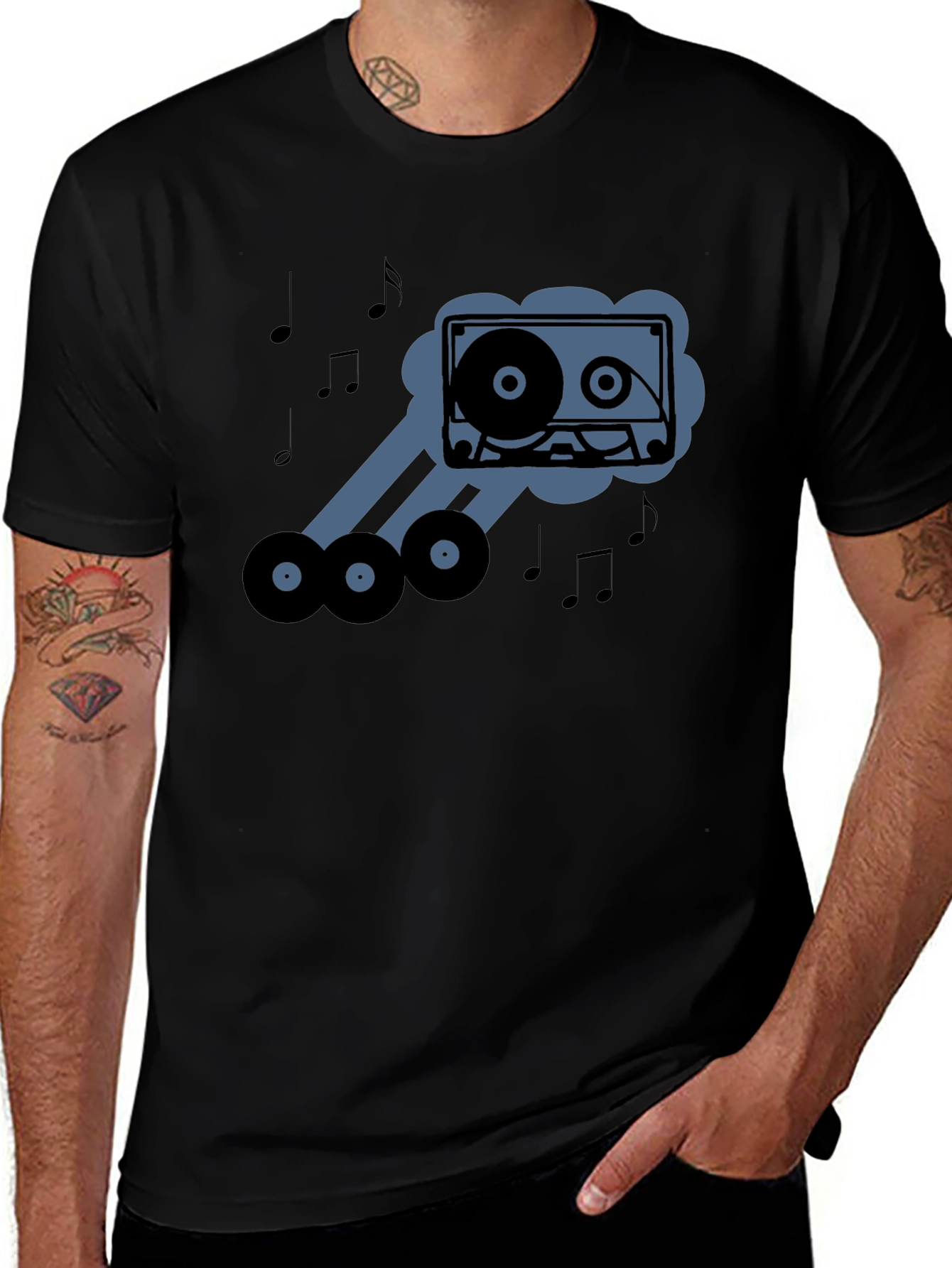 Retro Cassette Music T-Shirt