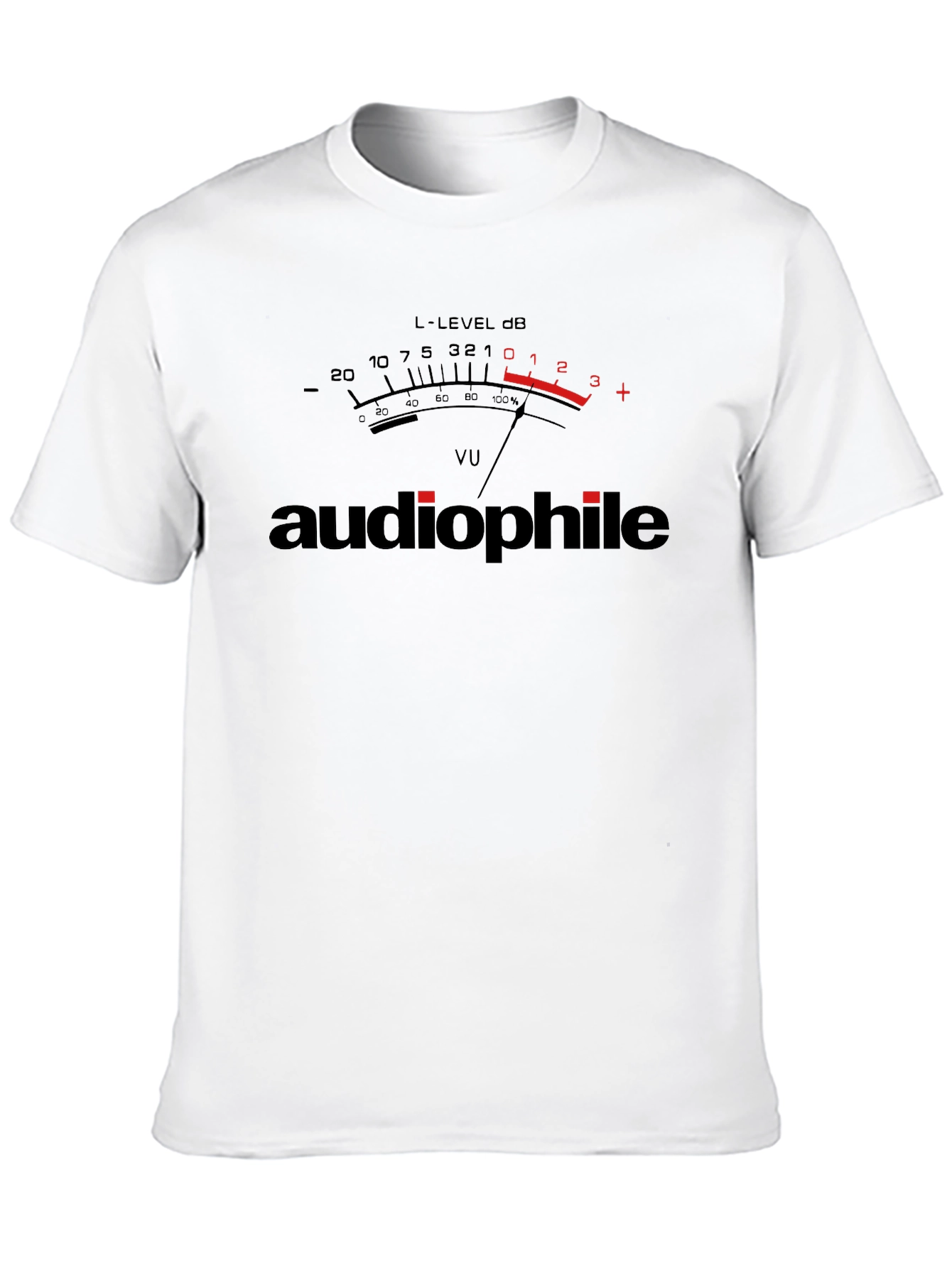 Audiophile VU Meter Graphic T-Shirt