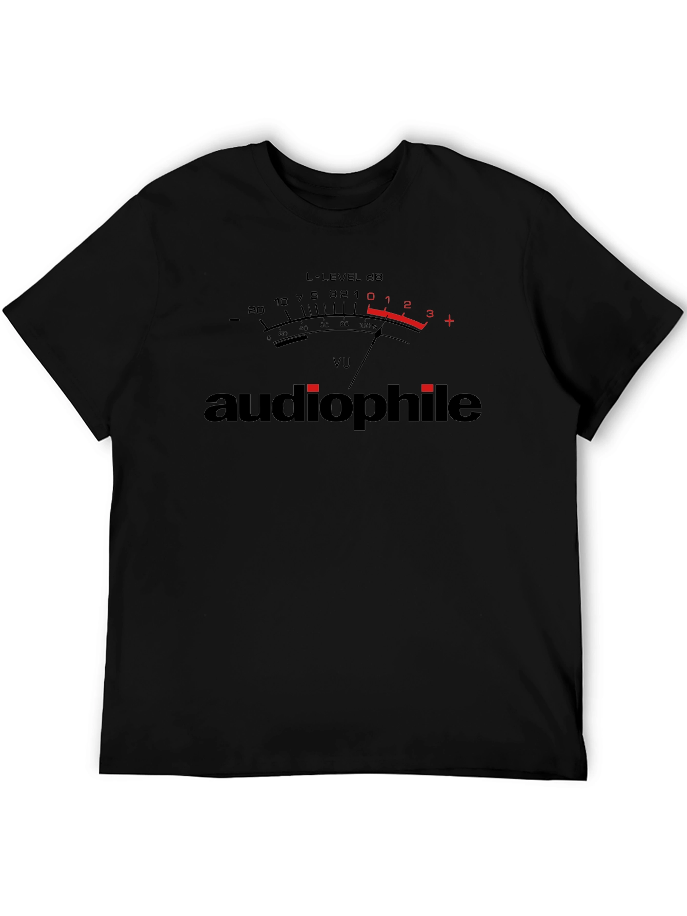 Audiophile VU Meter Graphic T-Shirt