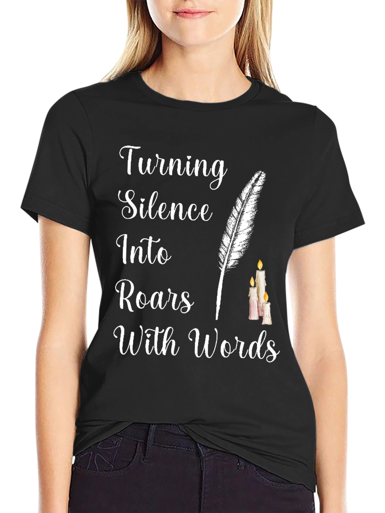 Turning Silence into Roars with Words T-Shirt