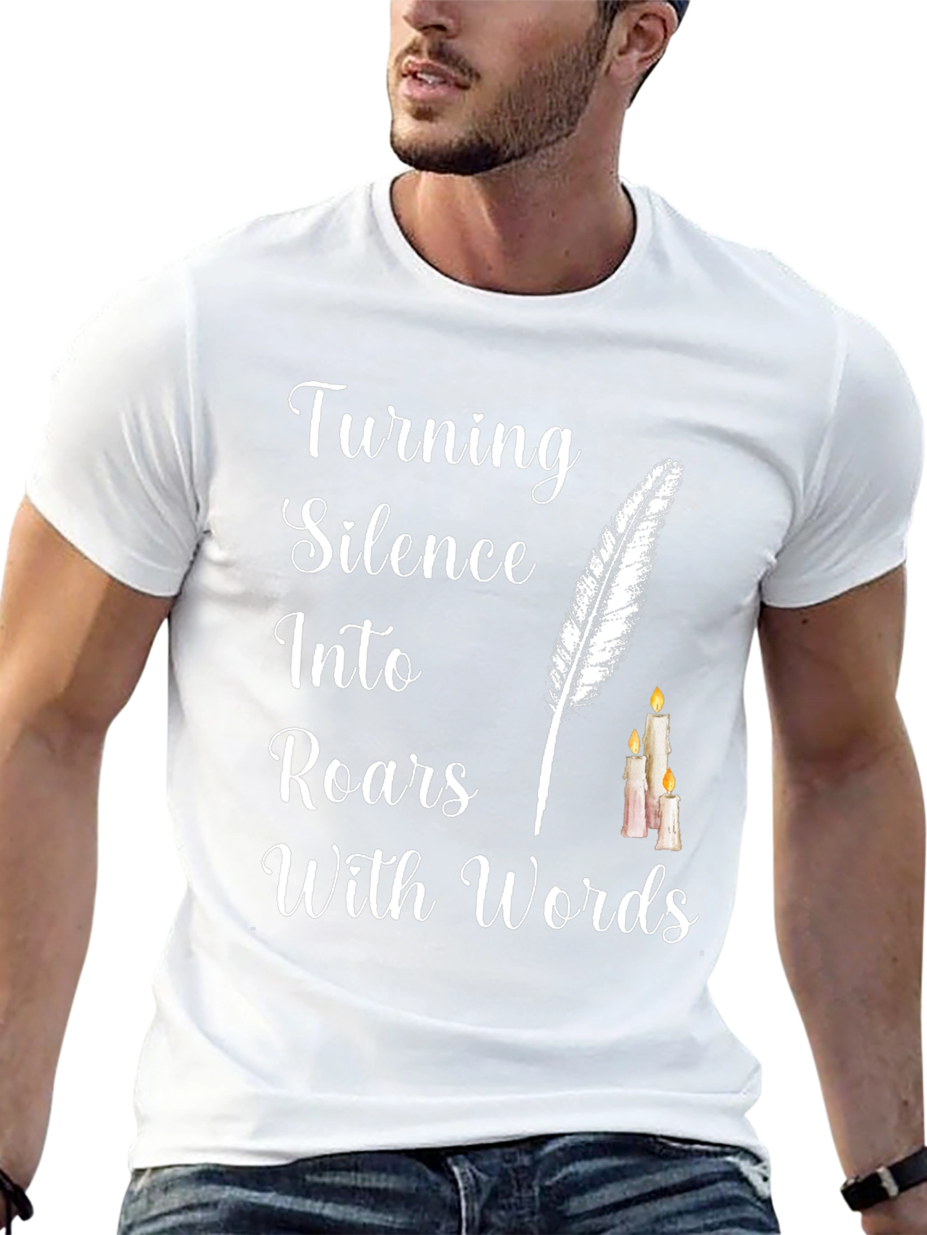 Turning Silence into Roars with Words T-Shirt
