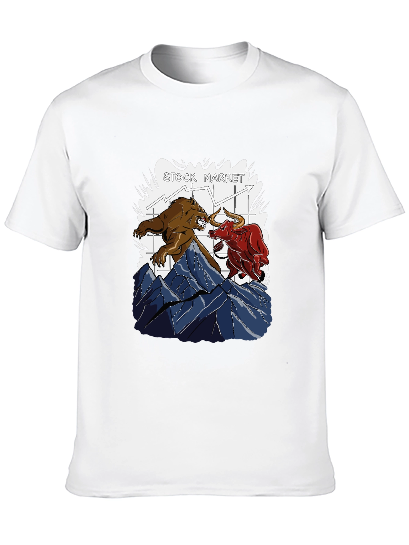 Stock Market Bull vs Bear T-Shirt