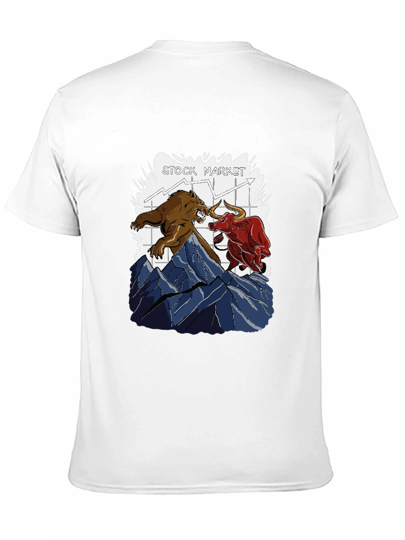 Stock Market Bull vs Bear T-Shirt