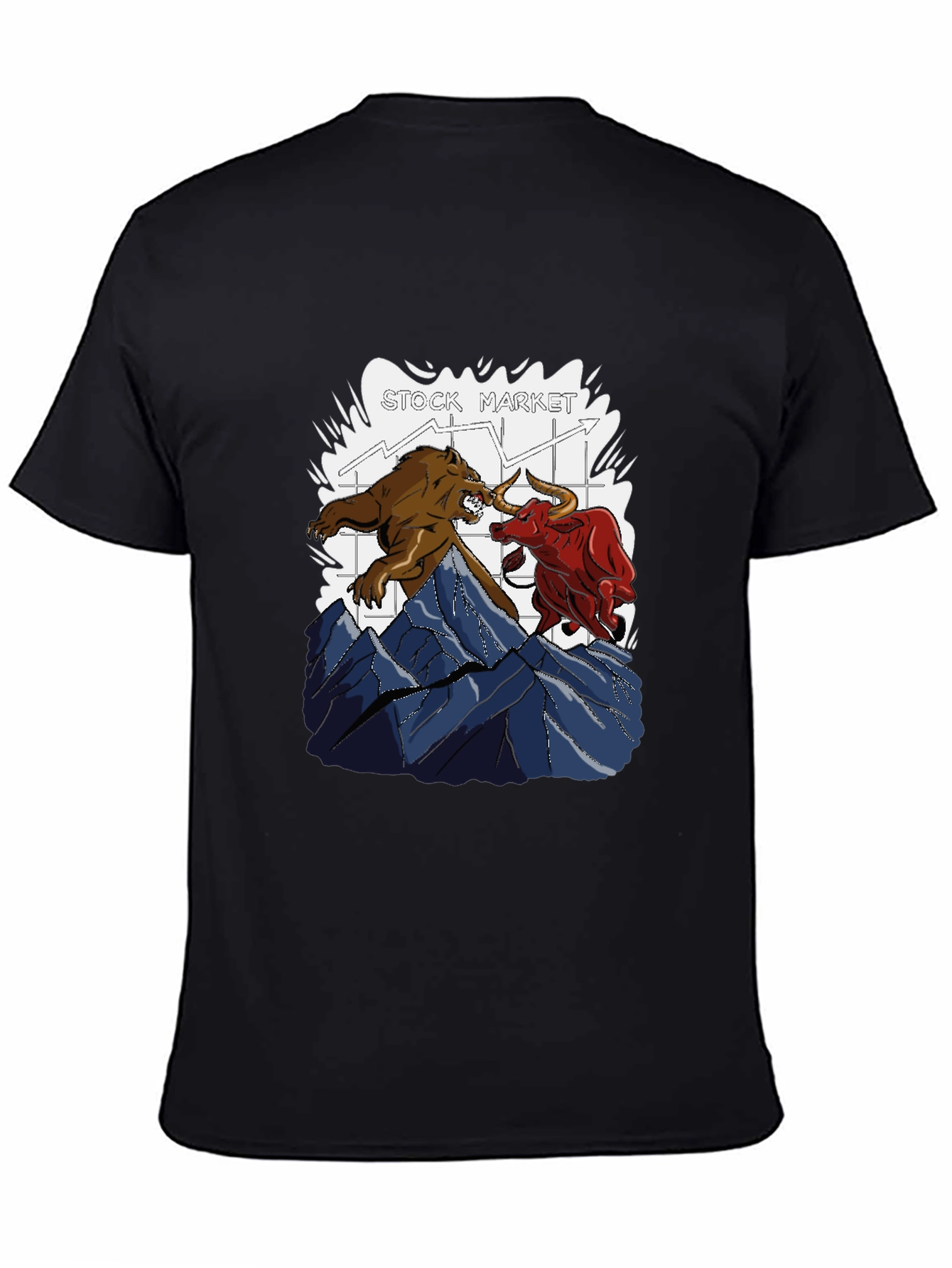 Stock Market Bull vs Bear T-Shirt