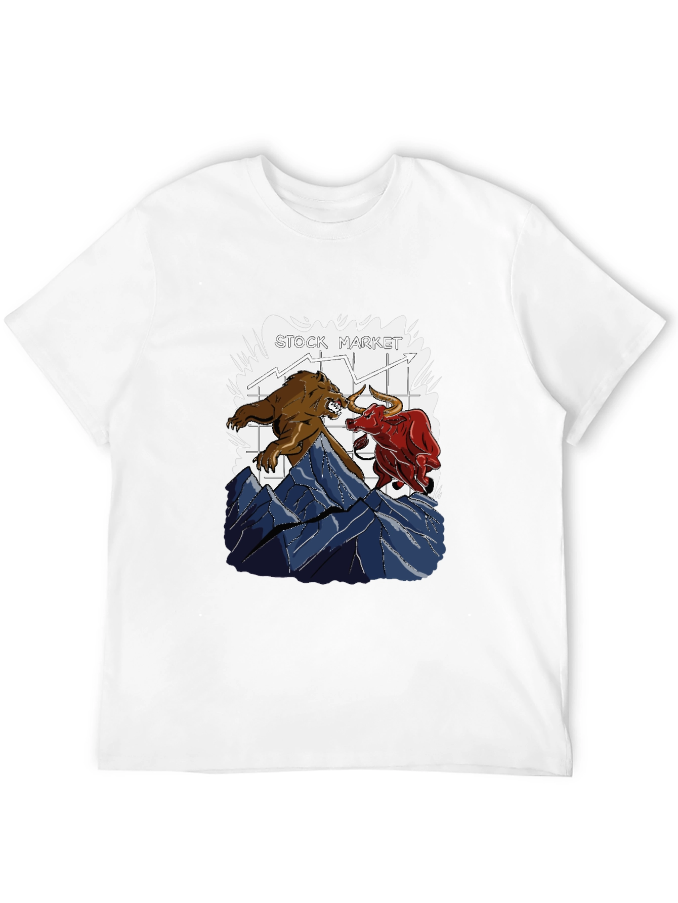 Stock Market Bull vs Bear T-Shirt