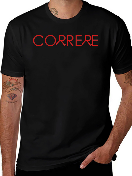 Correr Mens Black T-Shirt - Running Style