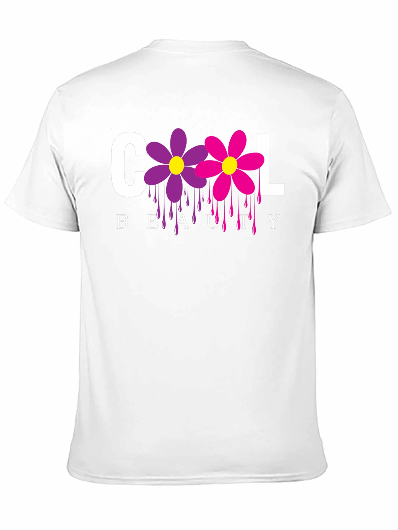 Cool Beauty Floral Graphic Tee - Unisex
