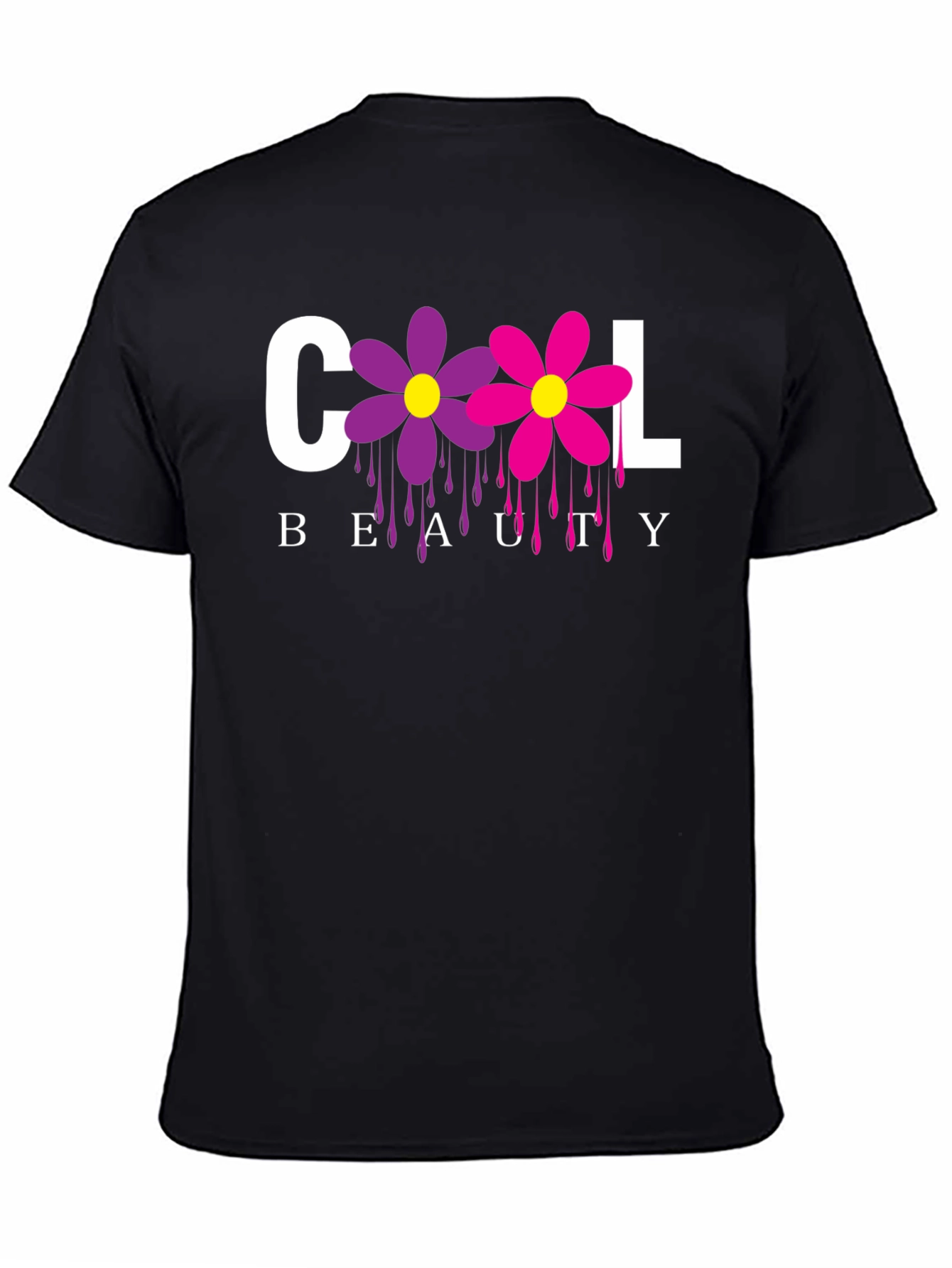 Cool Beauty Floral Graphic Tee - Unisex