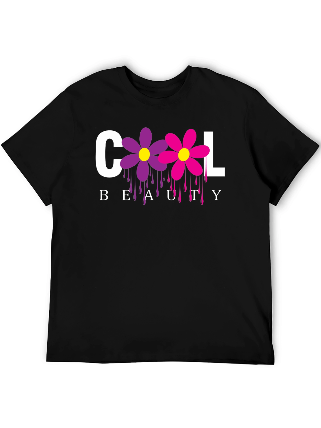Cool Beauty Floral Graphic Tee - Unisex